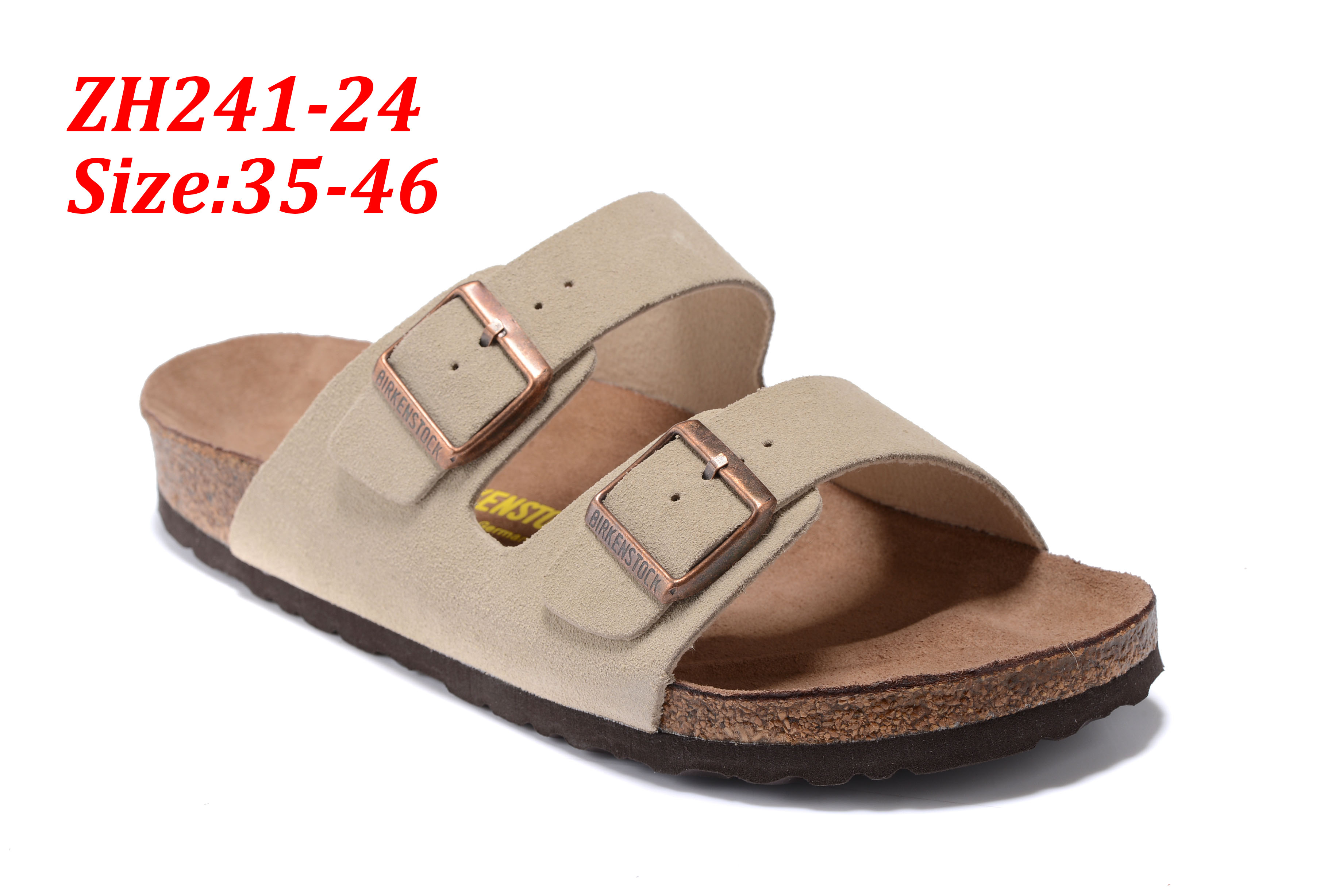 ZH241 Birkenstock Double Button Slides 39.9$ gallery