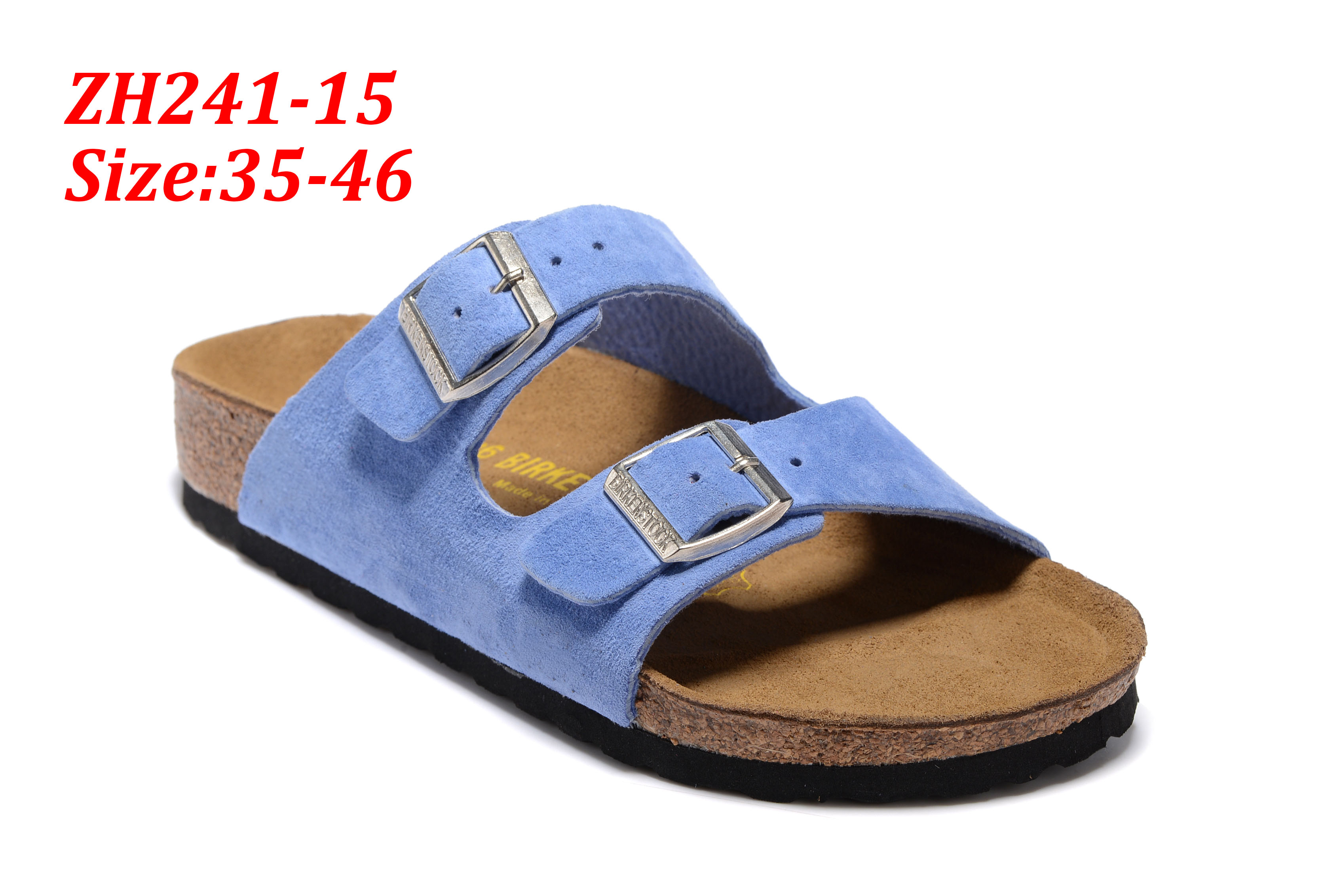 ZH241 Birkenstock Double Button Slides 39.9$ gallery