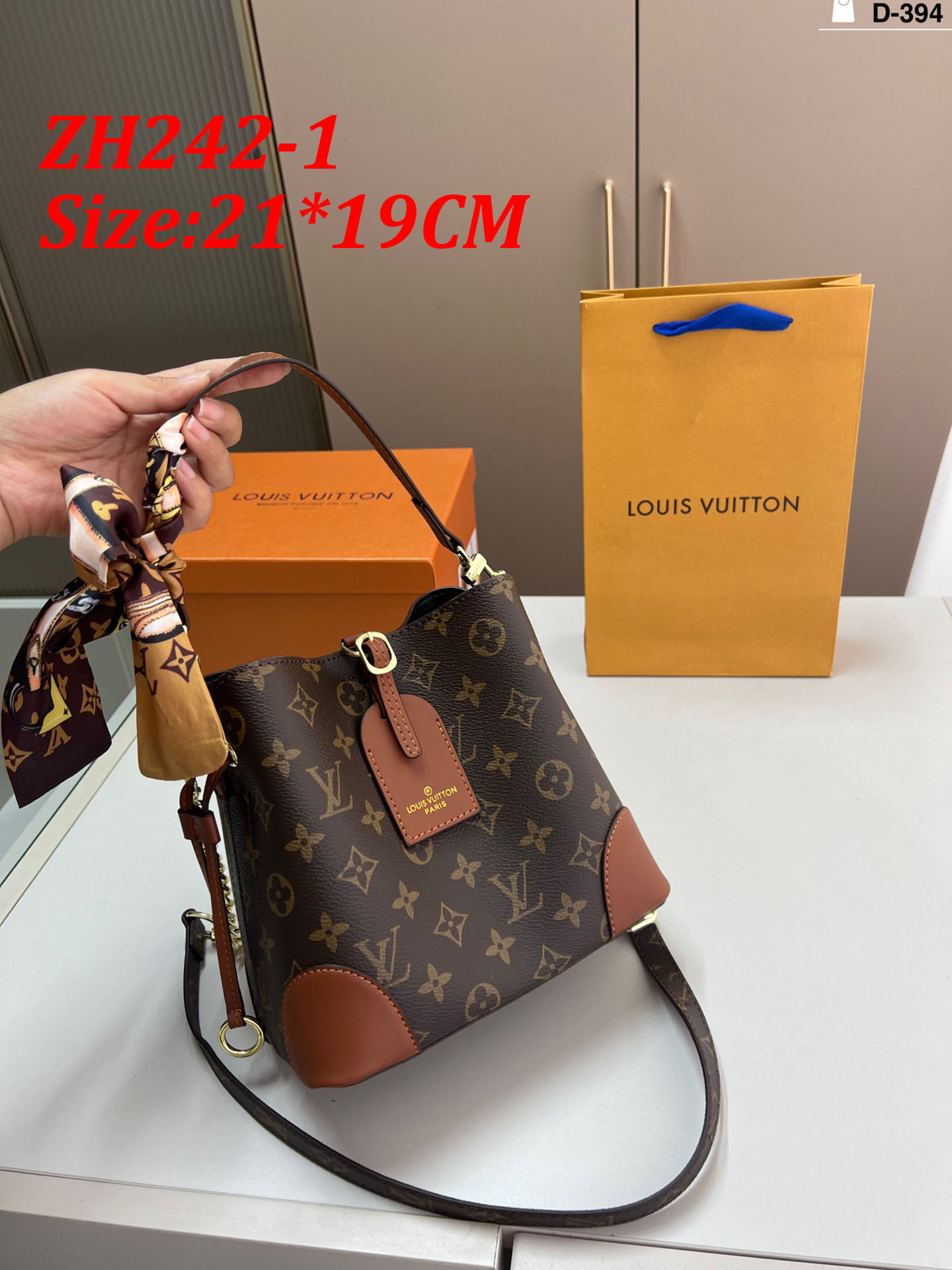 ZH242 LV Louis Vuitton bucket bag 46$ gallery