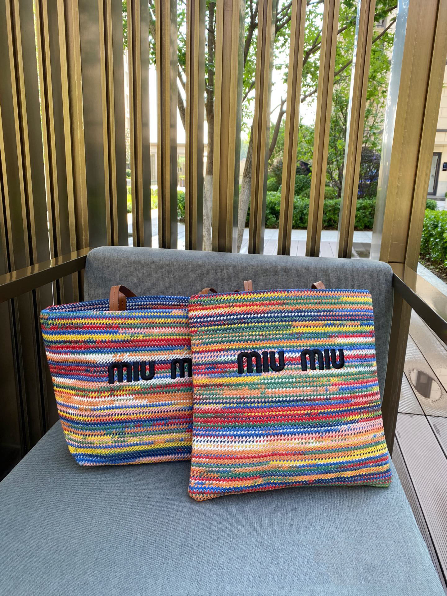 ZH248 MIUMIU Rainbow bag 58$ gallery