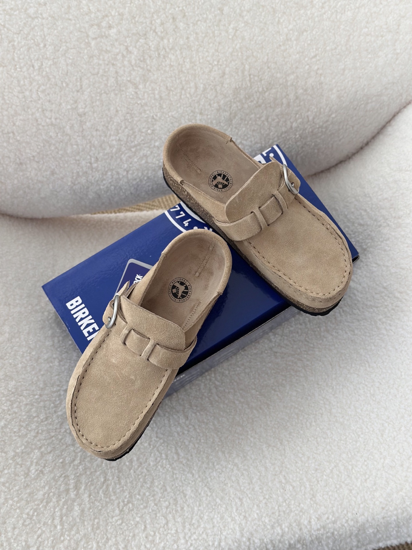 ZH256 Birkenstock retro casual closed toe thick-soled slippers 72$ gallery