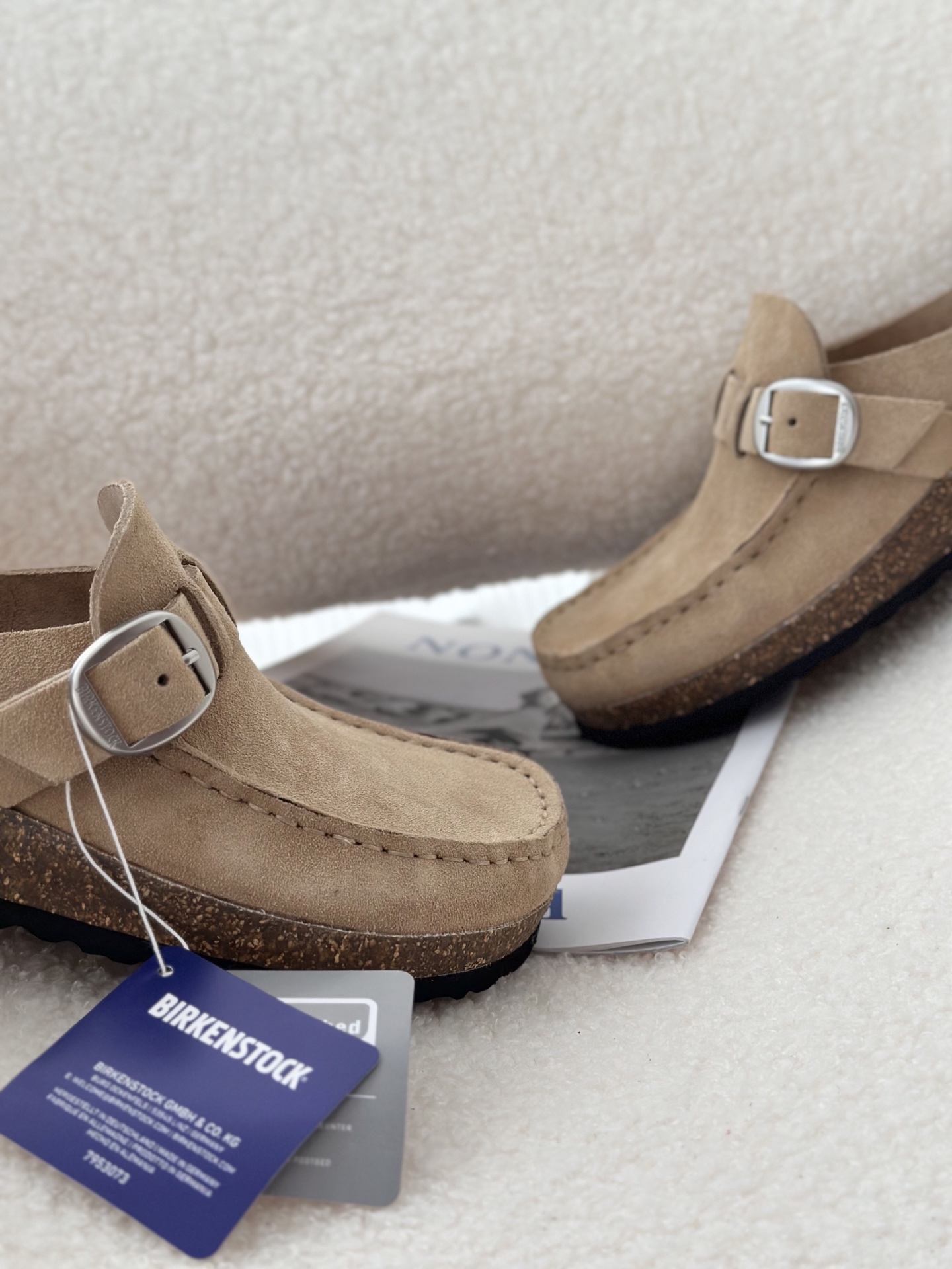 ZH256 Birkenstock retro casual closed toe thick-soled slippers 72$ gallery