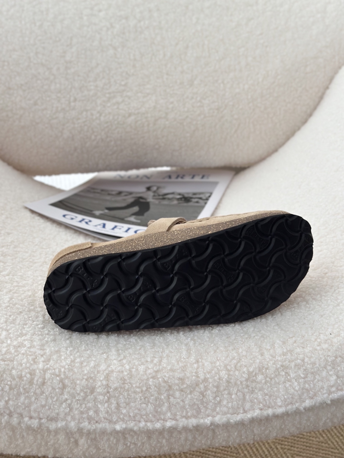 ZH256 Birkenstock retro casual closed toe thick-soled slippers 72$ gallery