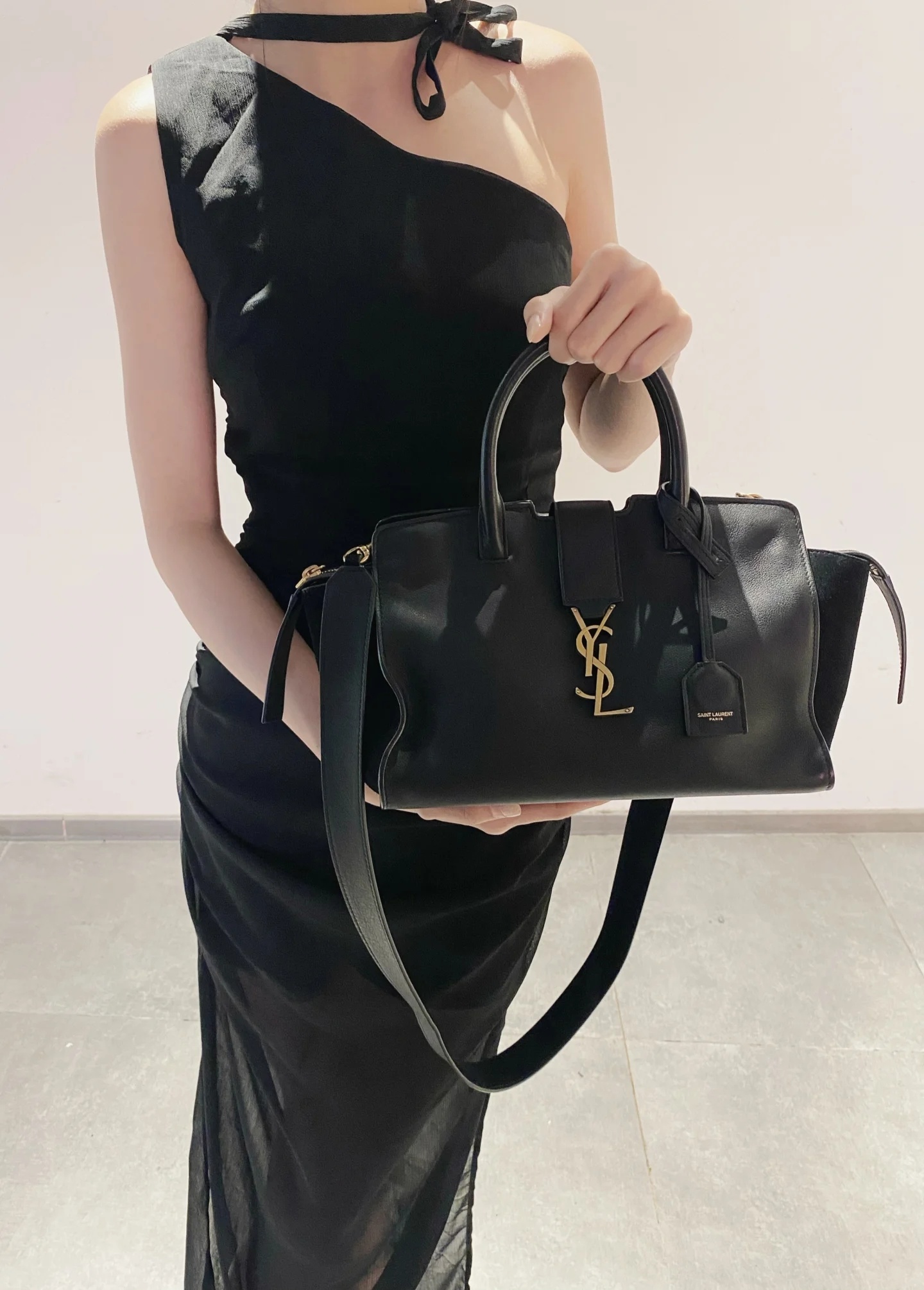 ZH320 YSL Saint Laurent Cabas swing handbag 68$ gallery