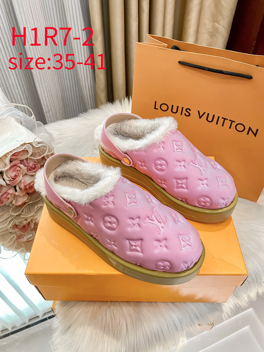H1R7 LV fluffy slippers 59$ gallery