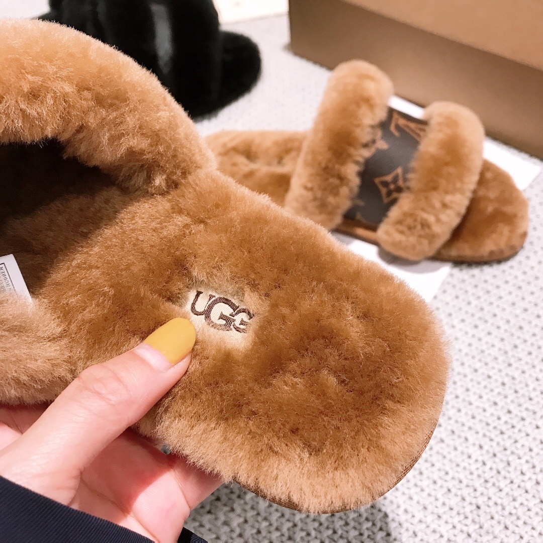 J1H3 UGG, LV collaboration wool slippers 52$ gallery
