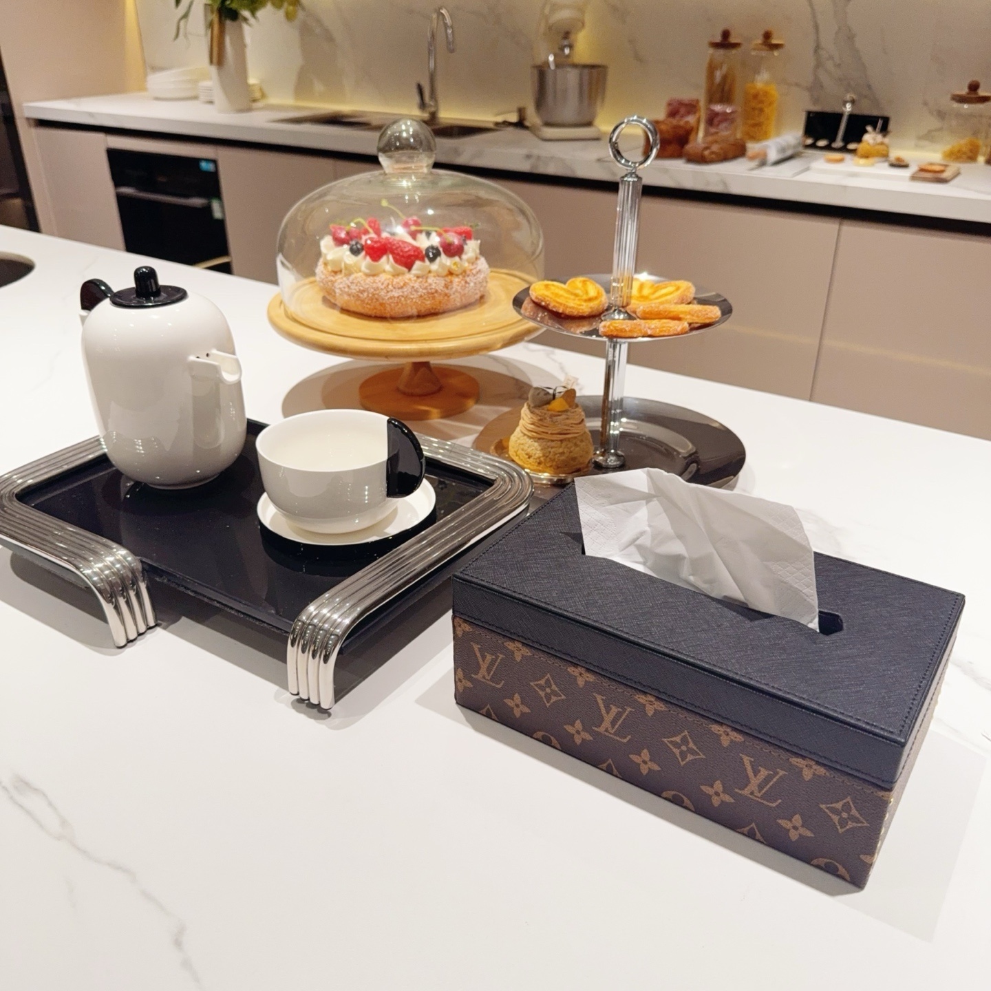 JFD2 Louis Vuitton tissue box $60 gallery