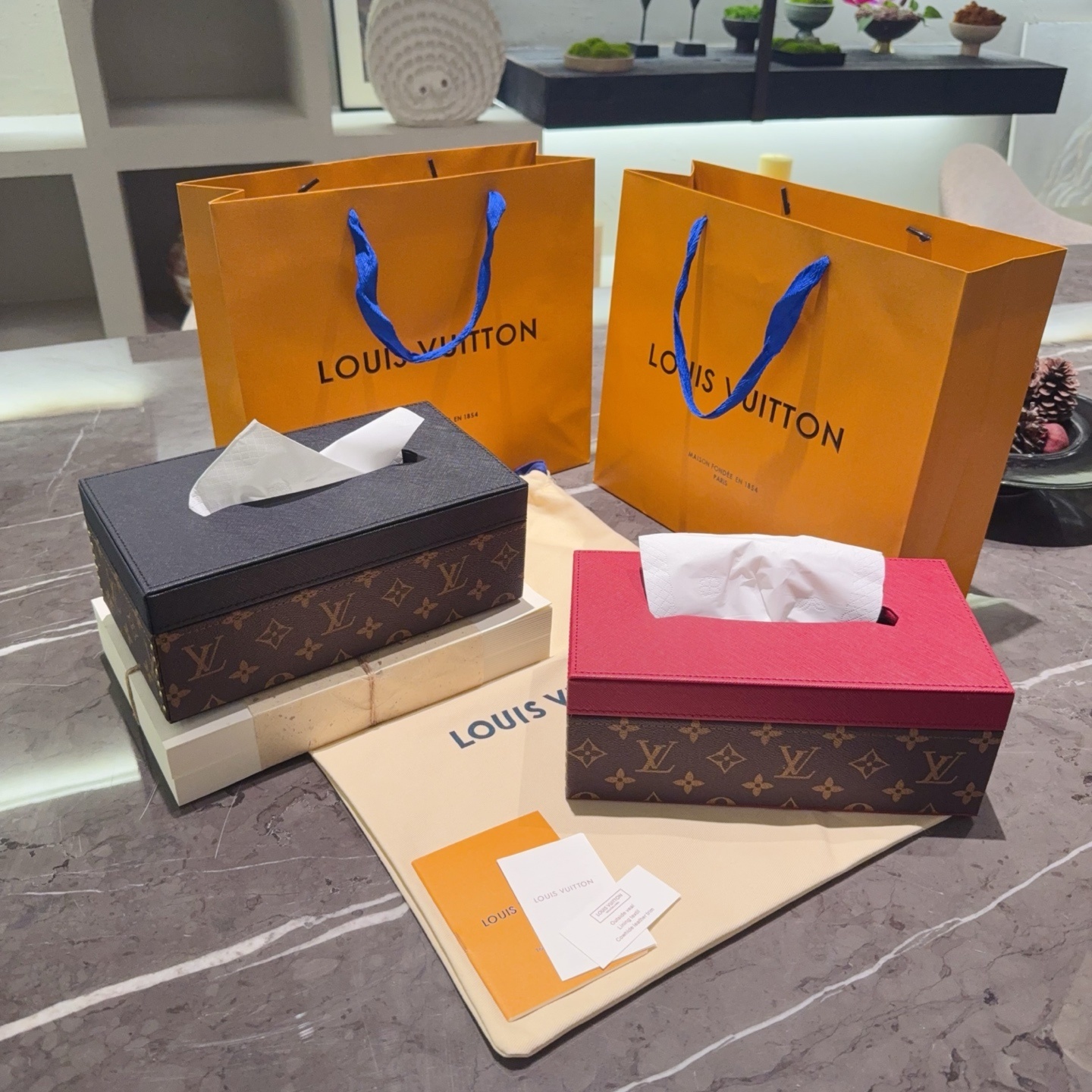 JFD2 Louis Vuitton tissue box $60 gallery
