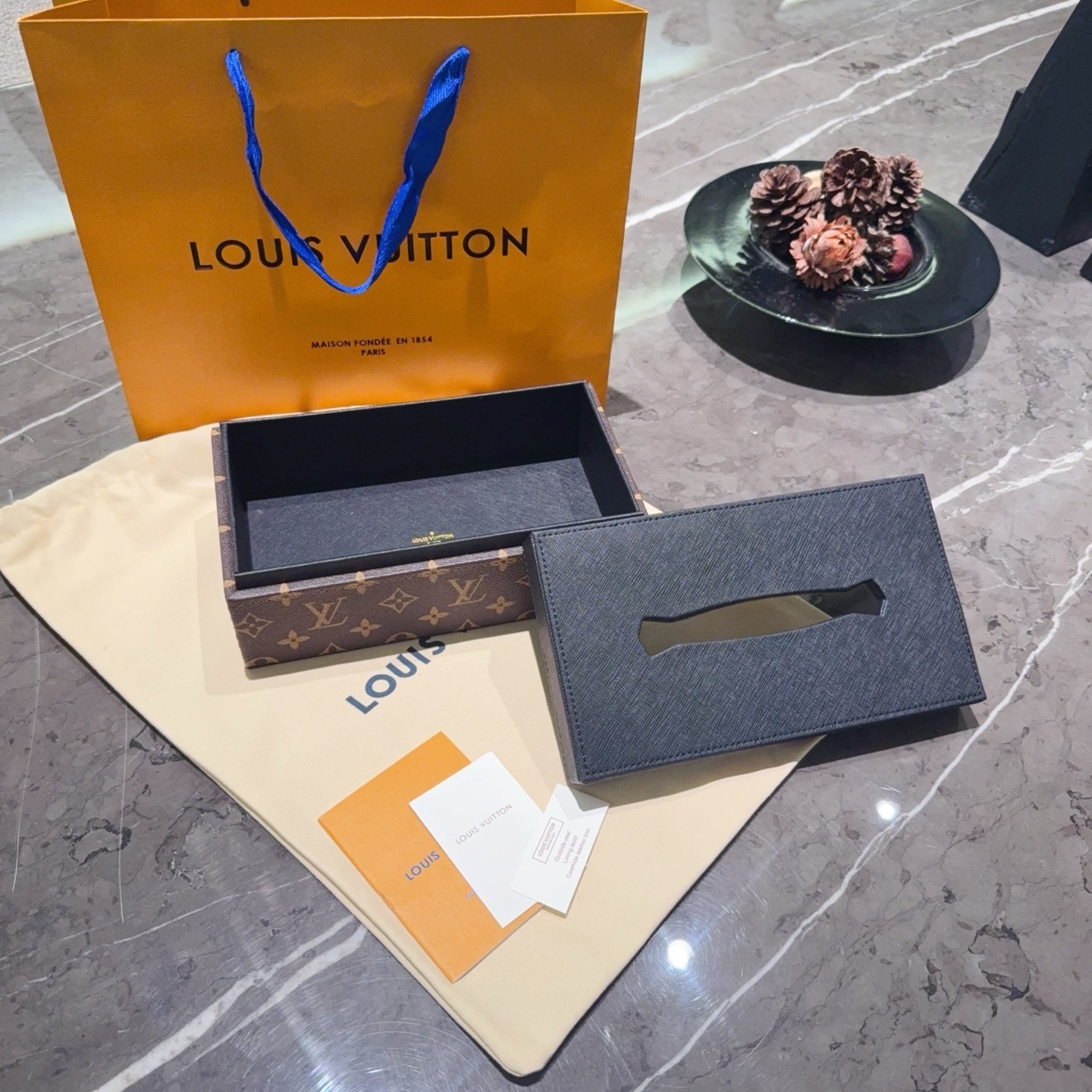 JFD2 Louis Vuitton tissue box $60 gallery