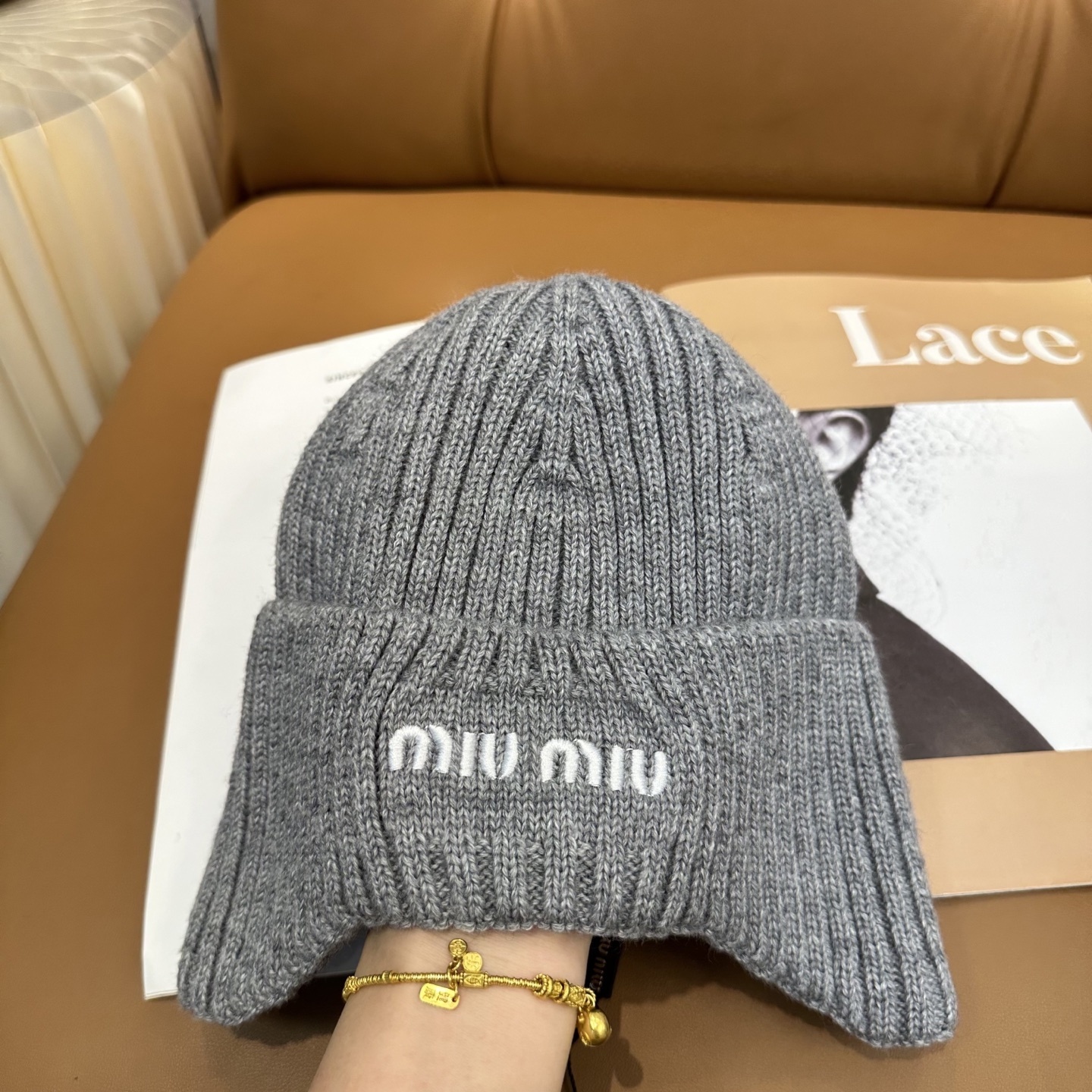 JSU8 Miu Miu Knit Hat $29.9 gallery