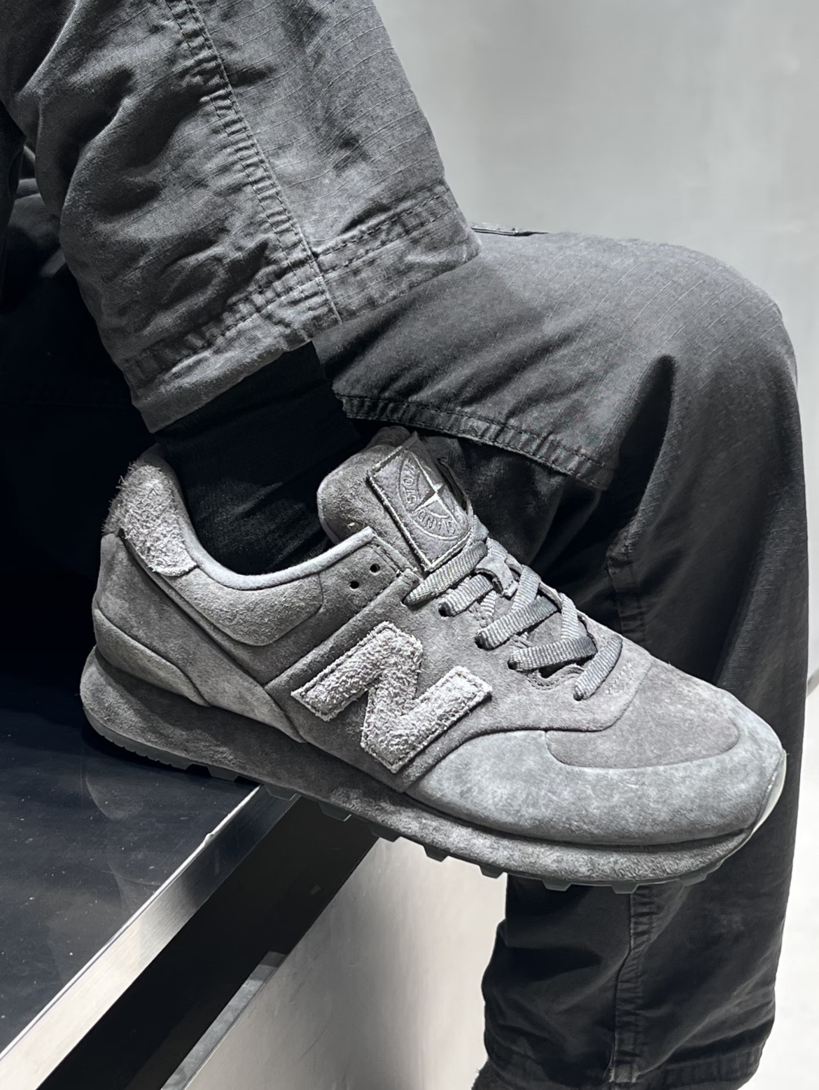 KR846 New Balance 574 & STONE ISLAND 60.8$ gallery