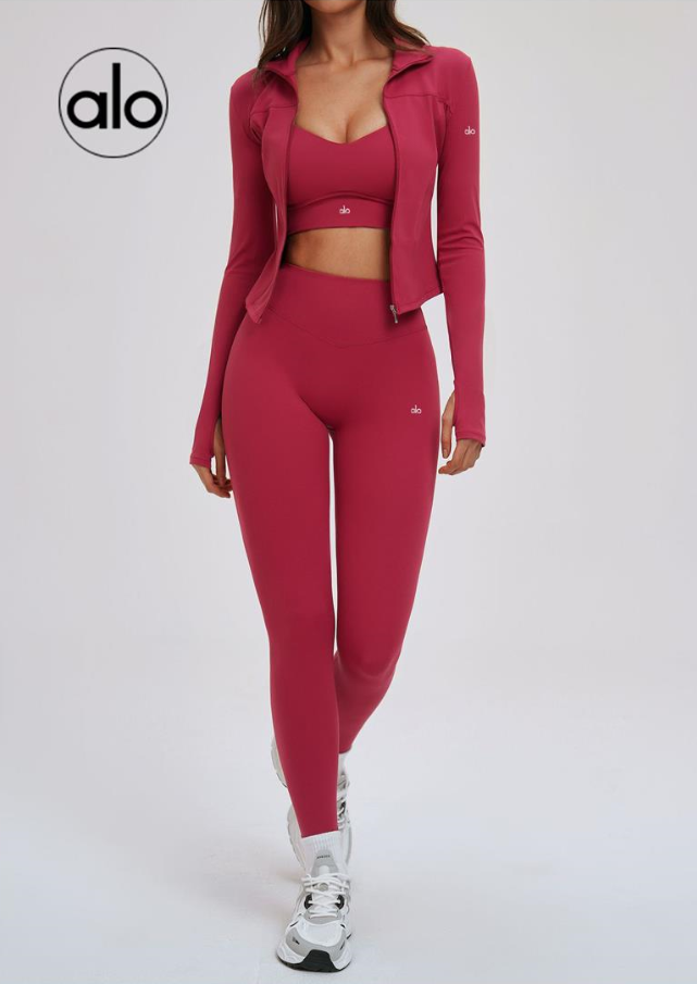 KY96 ALO YOGA 3-piece set (jacket + bra + pants) $67.9 gallery