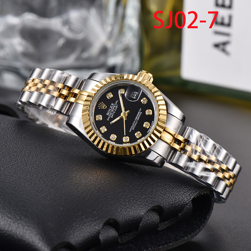 SJ02 Rolex women's mechanical watch, shipped with box. 85$ gallery
