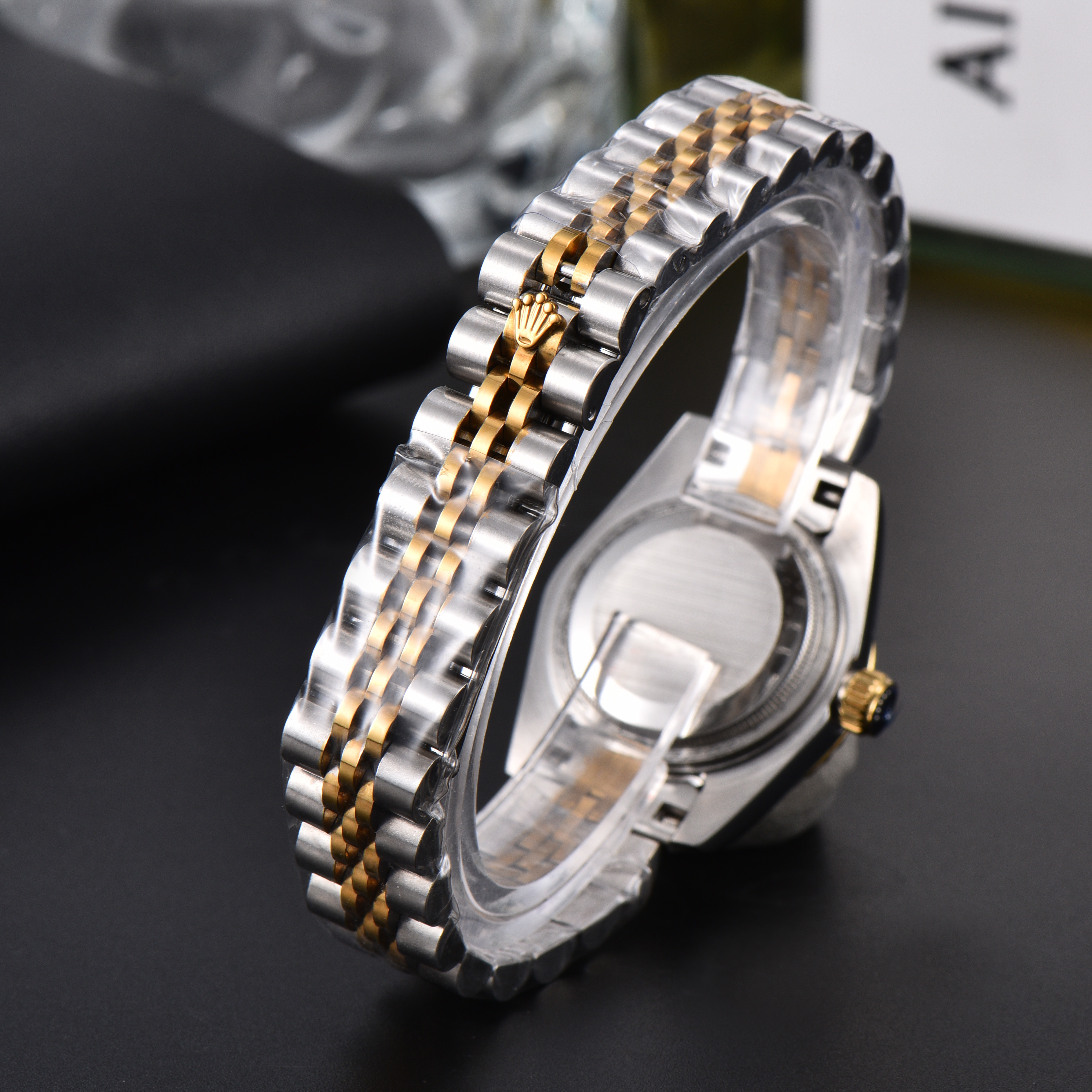SJ02 Rolex women's mechanical watch, shipped with box. 85$ gallery