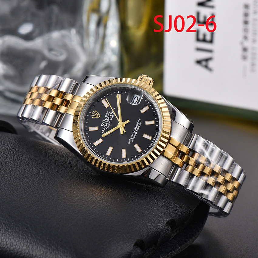 SJ02 Rolex women's mechanical watch, shipped with box. 85$ gallery