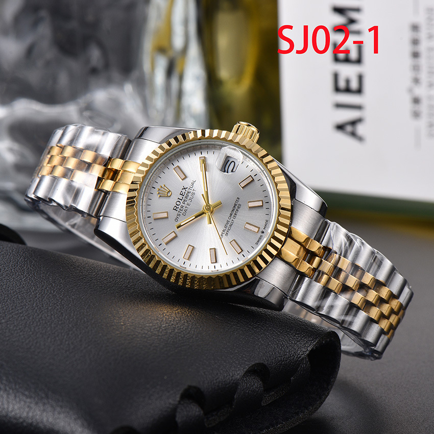 SJ02 Rolex women's mechanical watch, shipped with box. 85$ gallery