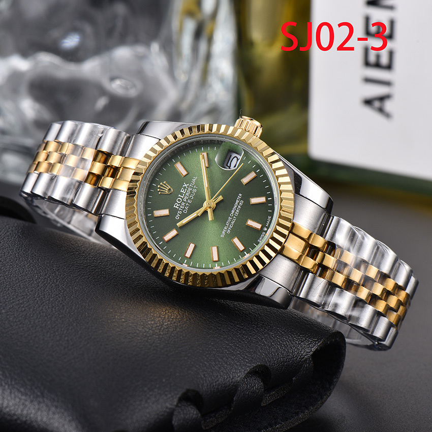 SJ02 Rolex women's mechanical watch, shipped with box. 85$ gallery