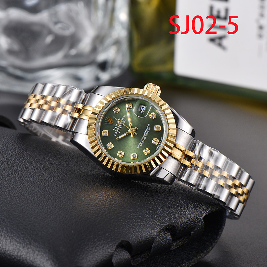 SJ02 Rolex women's mechanical watch, shipped with box. 85$ gallery