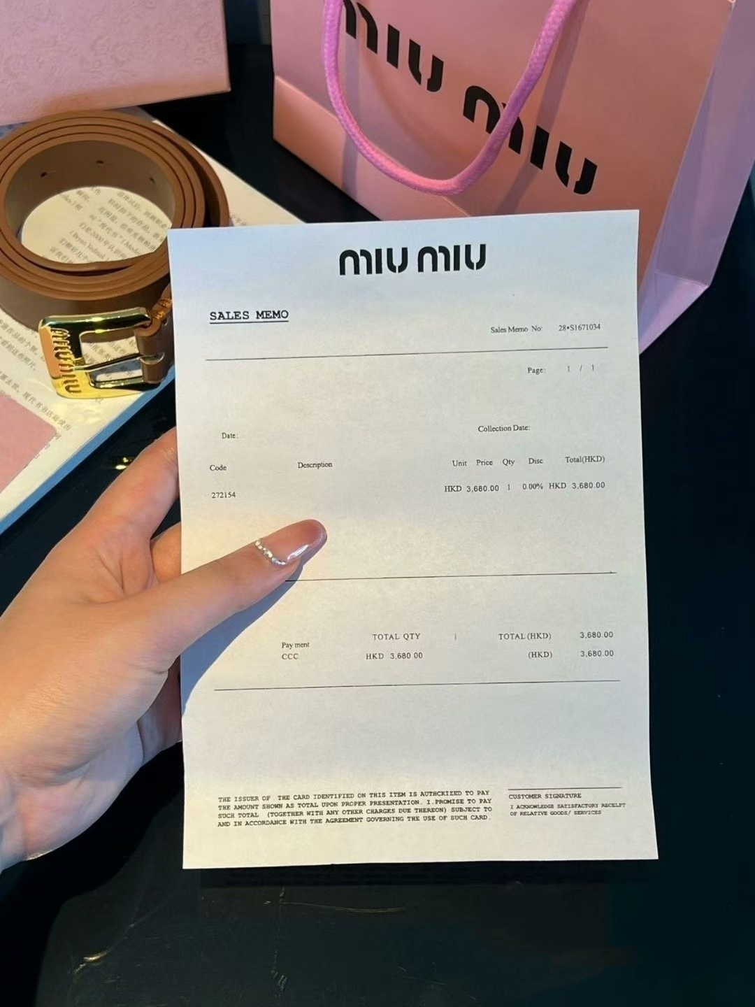 $16.97 MIUMIU ZT9942 gallery