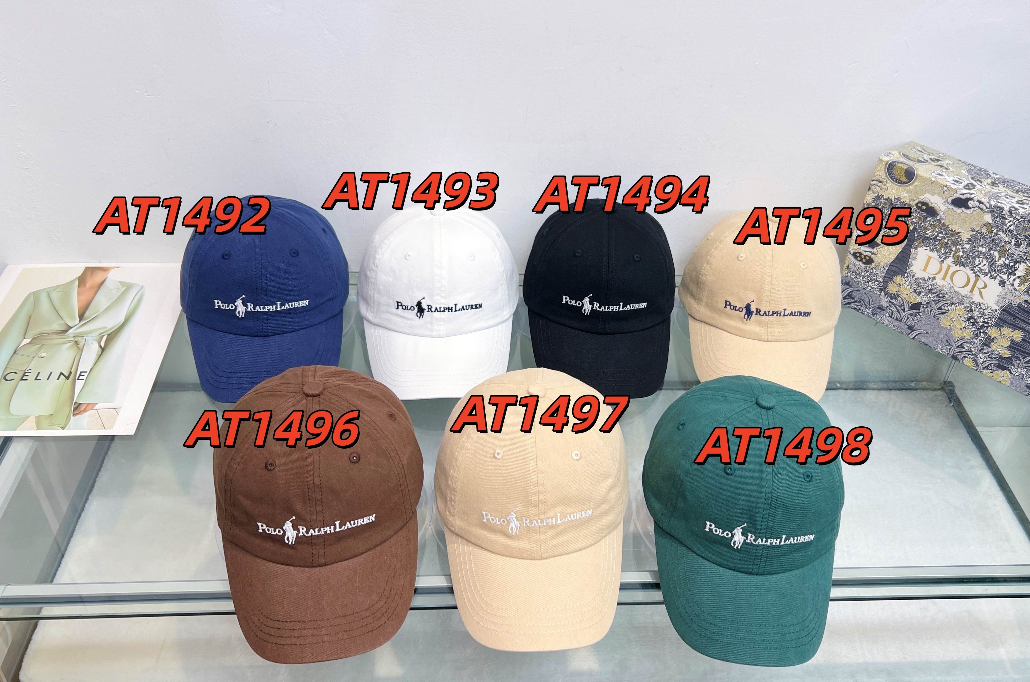 AT1492-AT1498，Ralph Lauren caps 178.99 上GA gallery