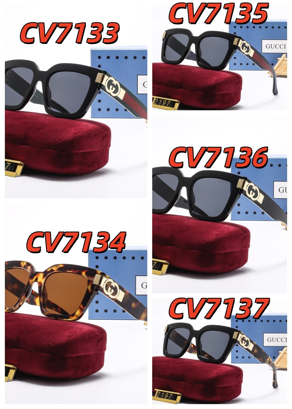 CV7133-CV7137，Gucci sunglassess 185.99 上GA gallery