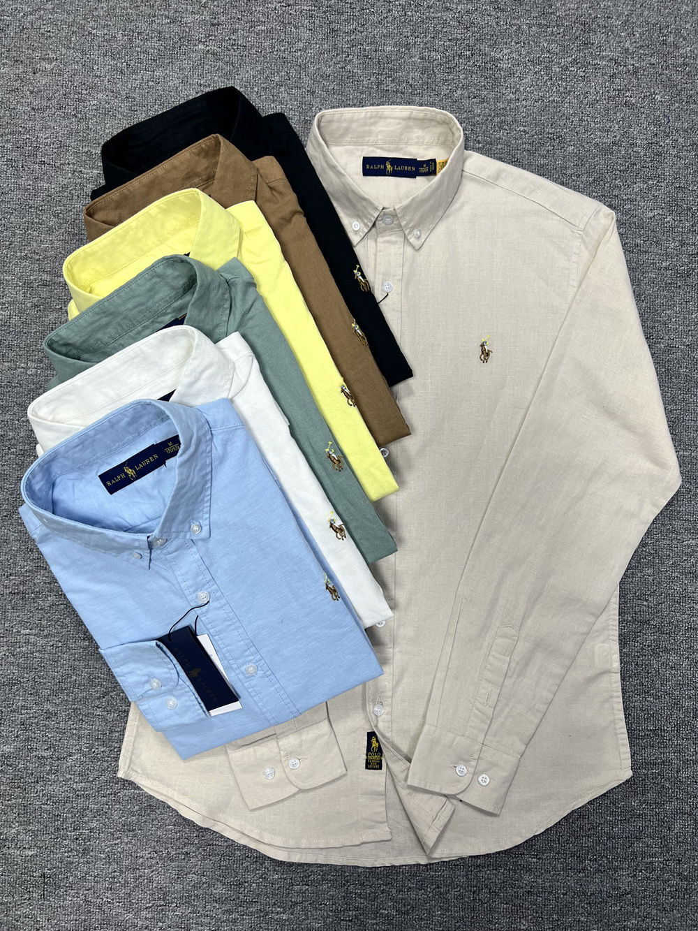 HR1262-HR1274，Ralph Lauren shirts 239.99 上GA 用HR M-2XL尺寸表 gallery