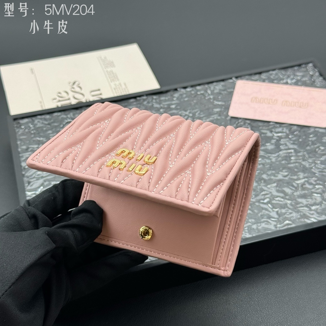 MN3811-MN3812, Miumiu wallet leather with box 268.99 11.5*8cm gallery