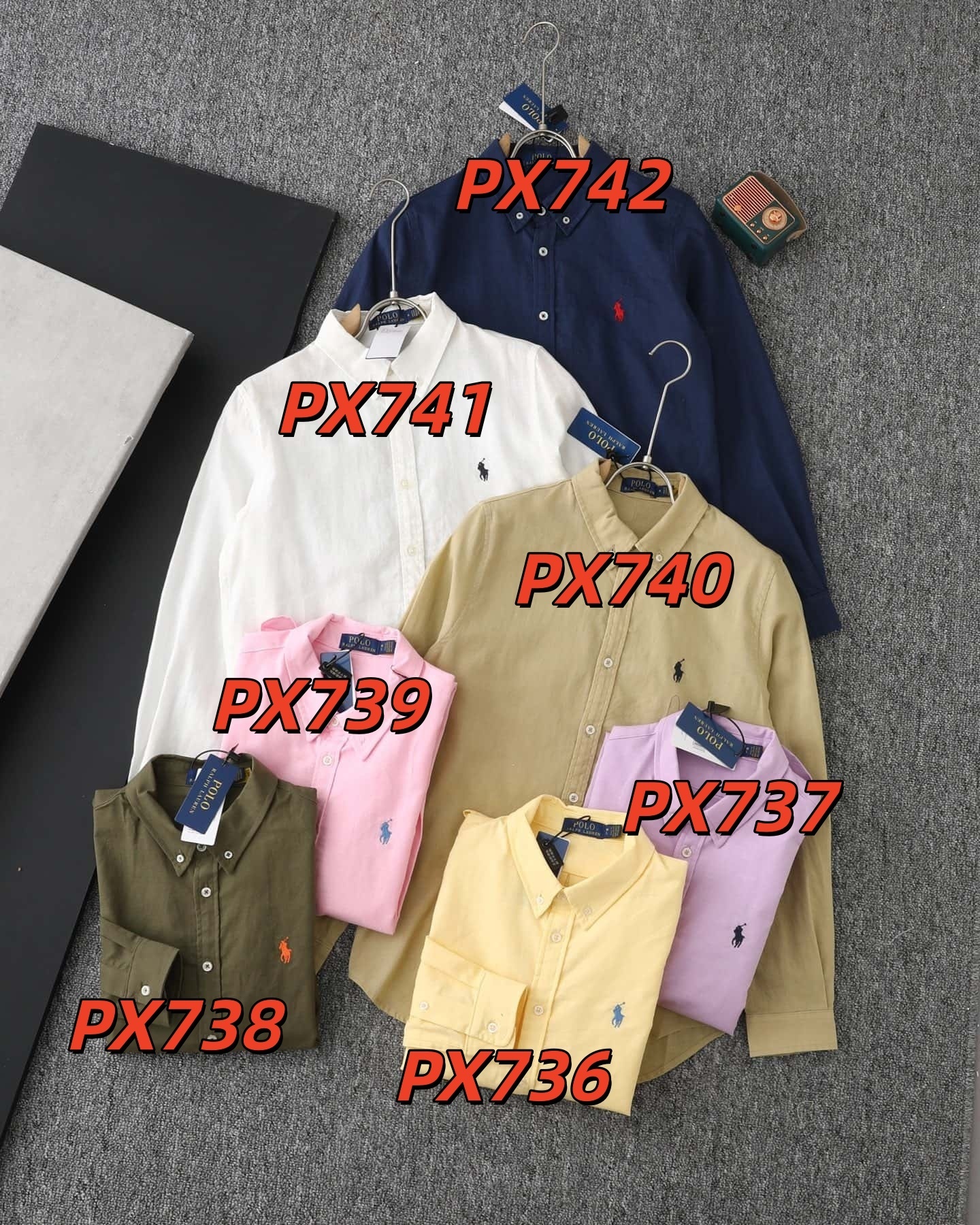 PX736-PX742，Ralph Lauren shirts  329.99上GA QA gallery