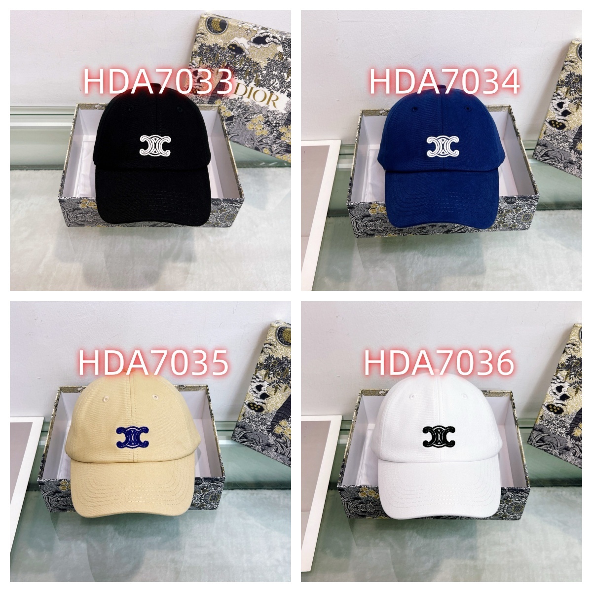 HDA7033 CELINE peaked cap gallery