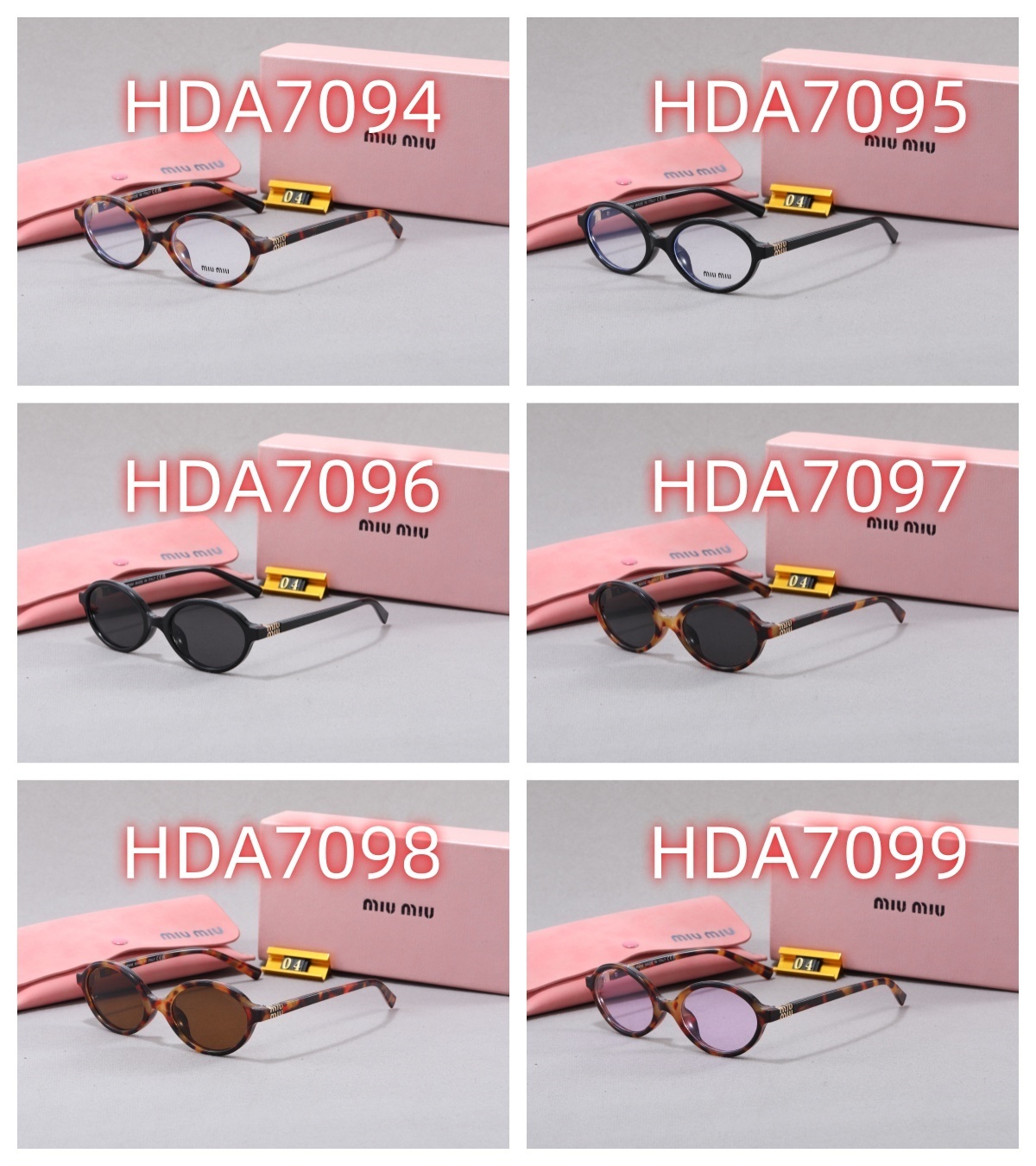 HDA7094 miumiu glasses gallery
