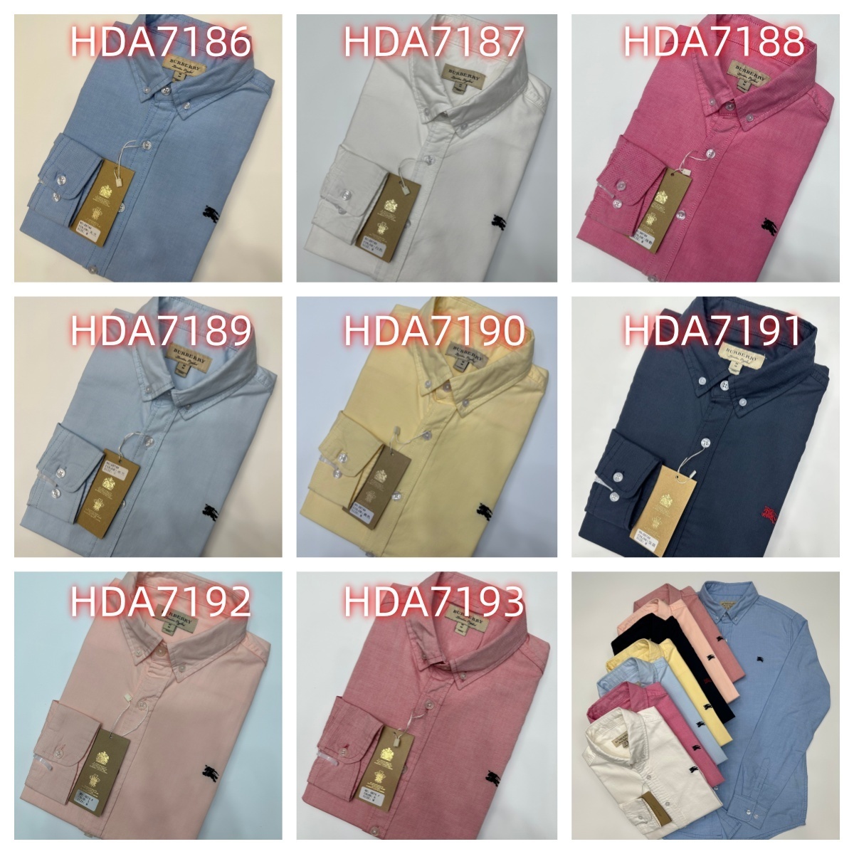 HDA7186 BURBERRY long sleeve shirt gallery