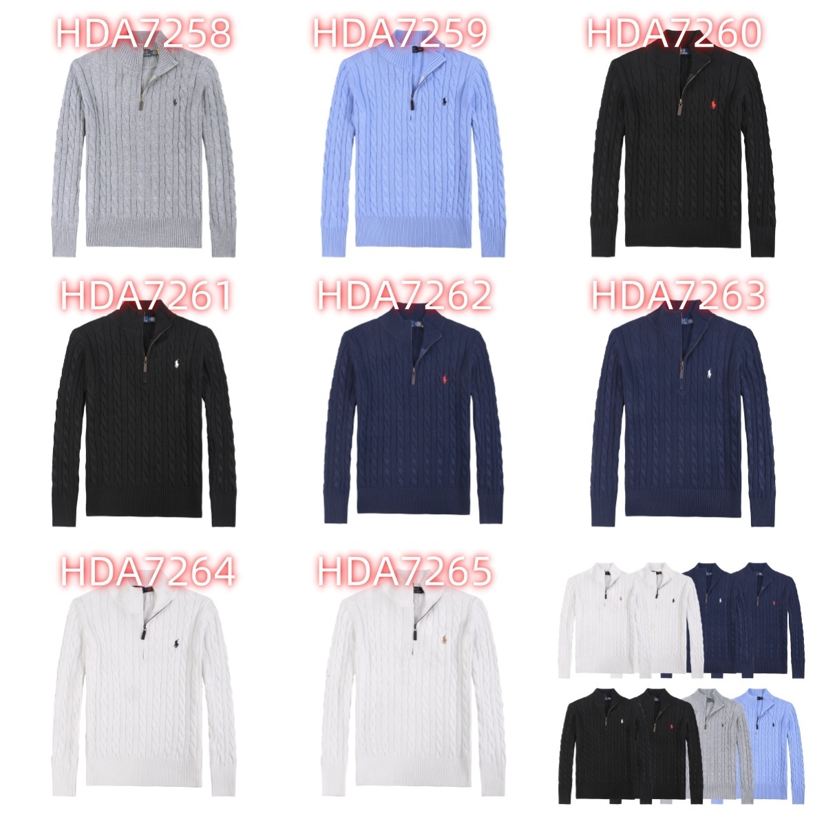 HDA7258 POLO sweater gallery