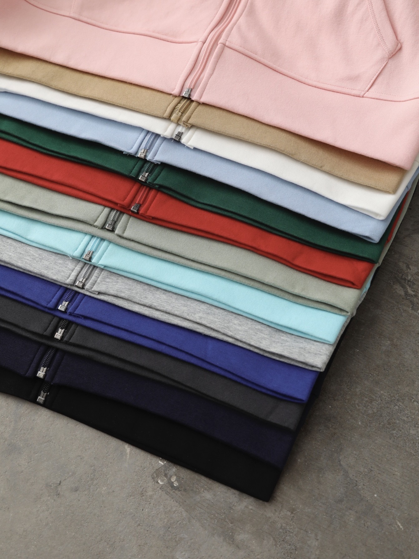 HDA7650 POLO zipper hoodie gallery