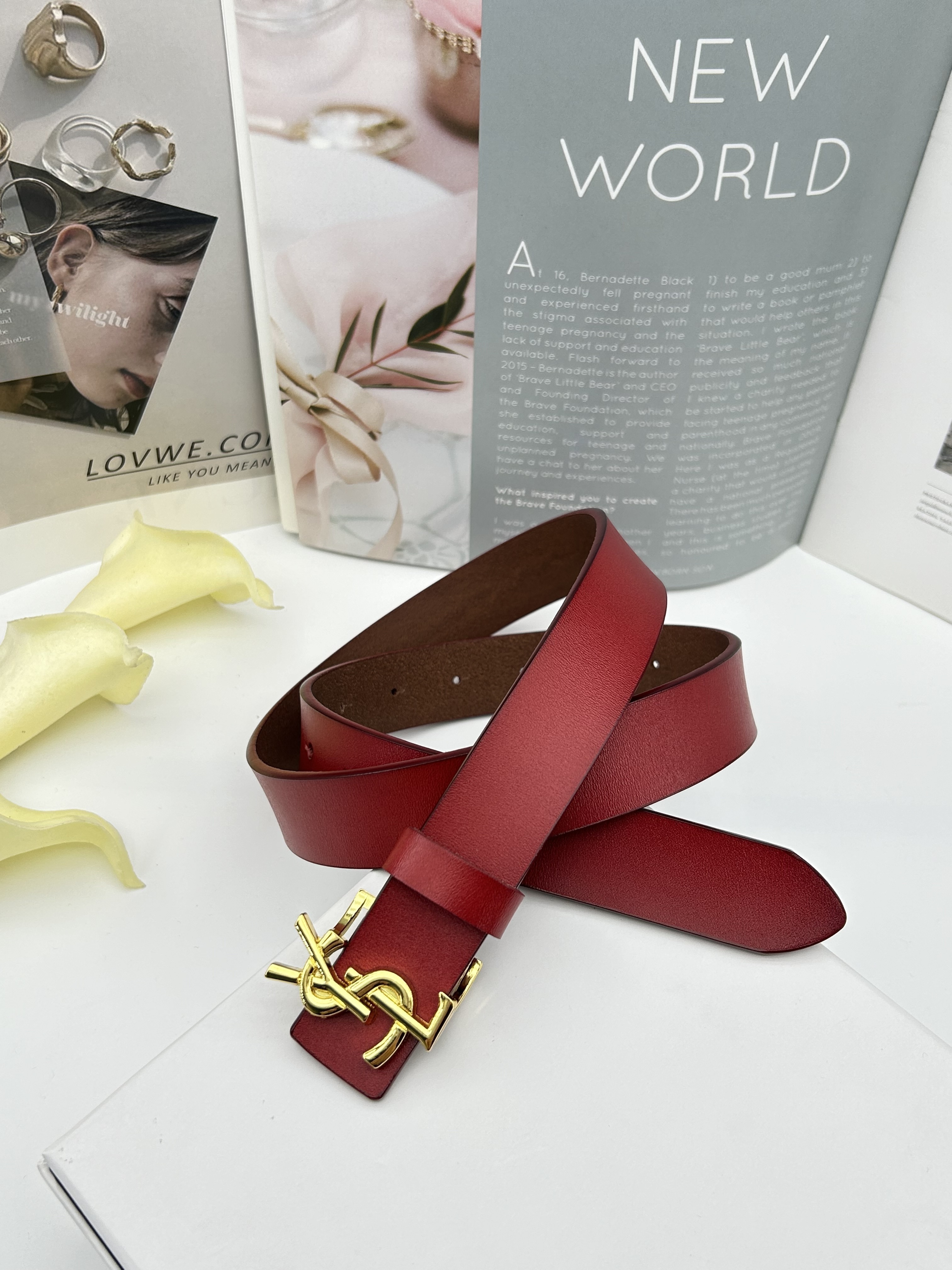 HDA8037 YSL belt gallery