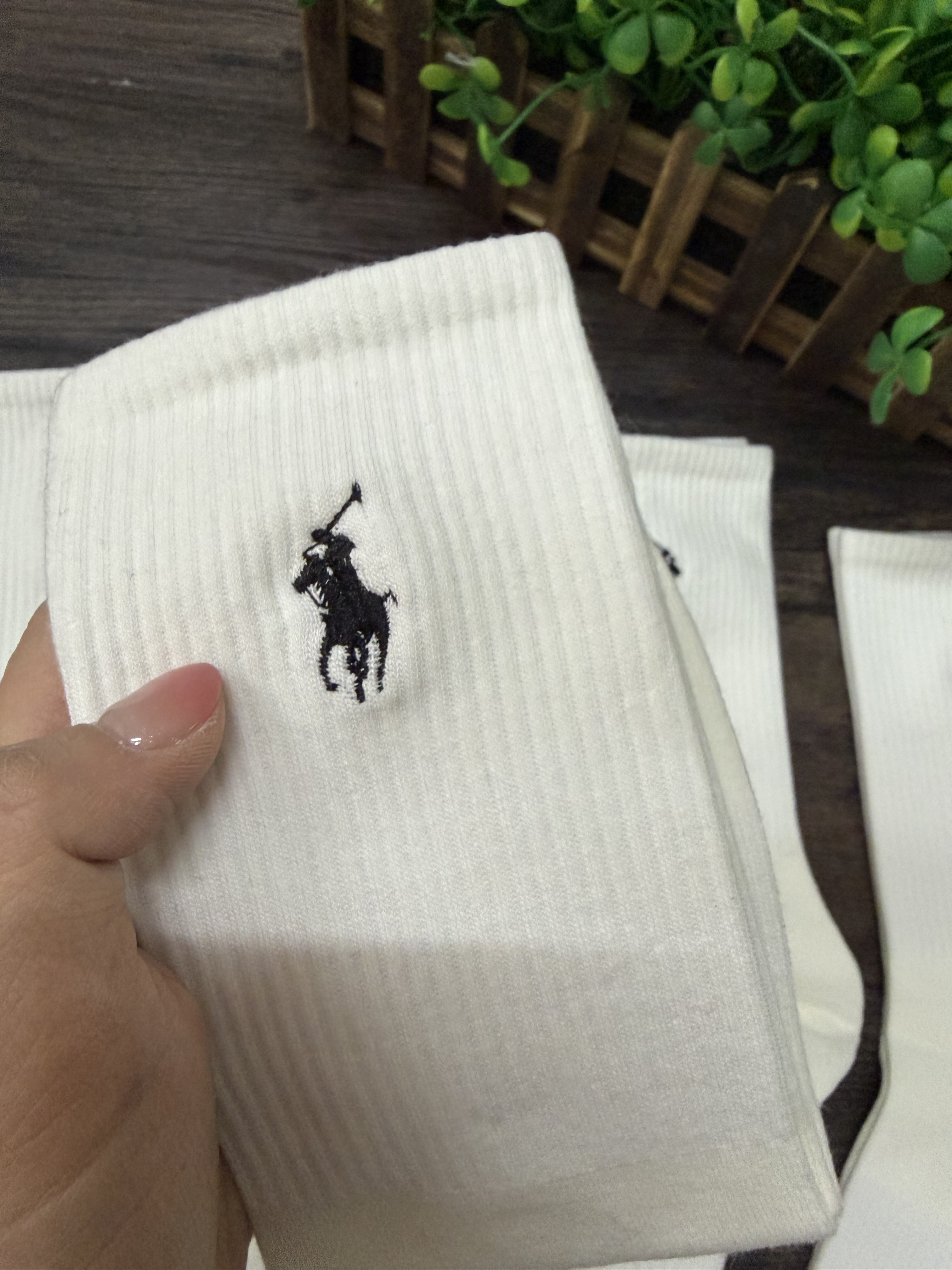 HDA8490 POLO socks 6 pairs/lot mid-length gallery