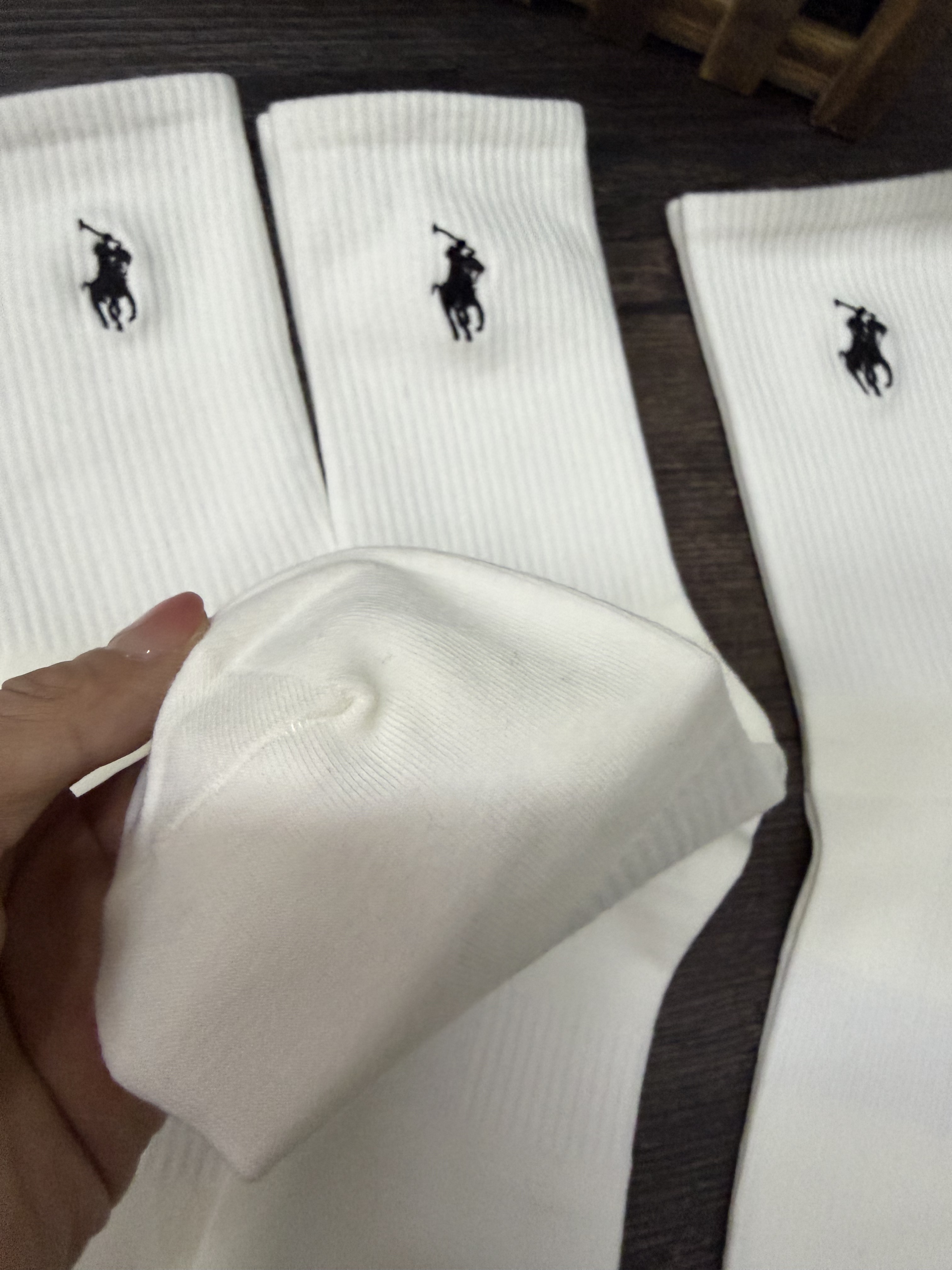 HDA8490 POLO socks 6 pairs/lot mid-length gallery