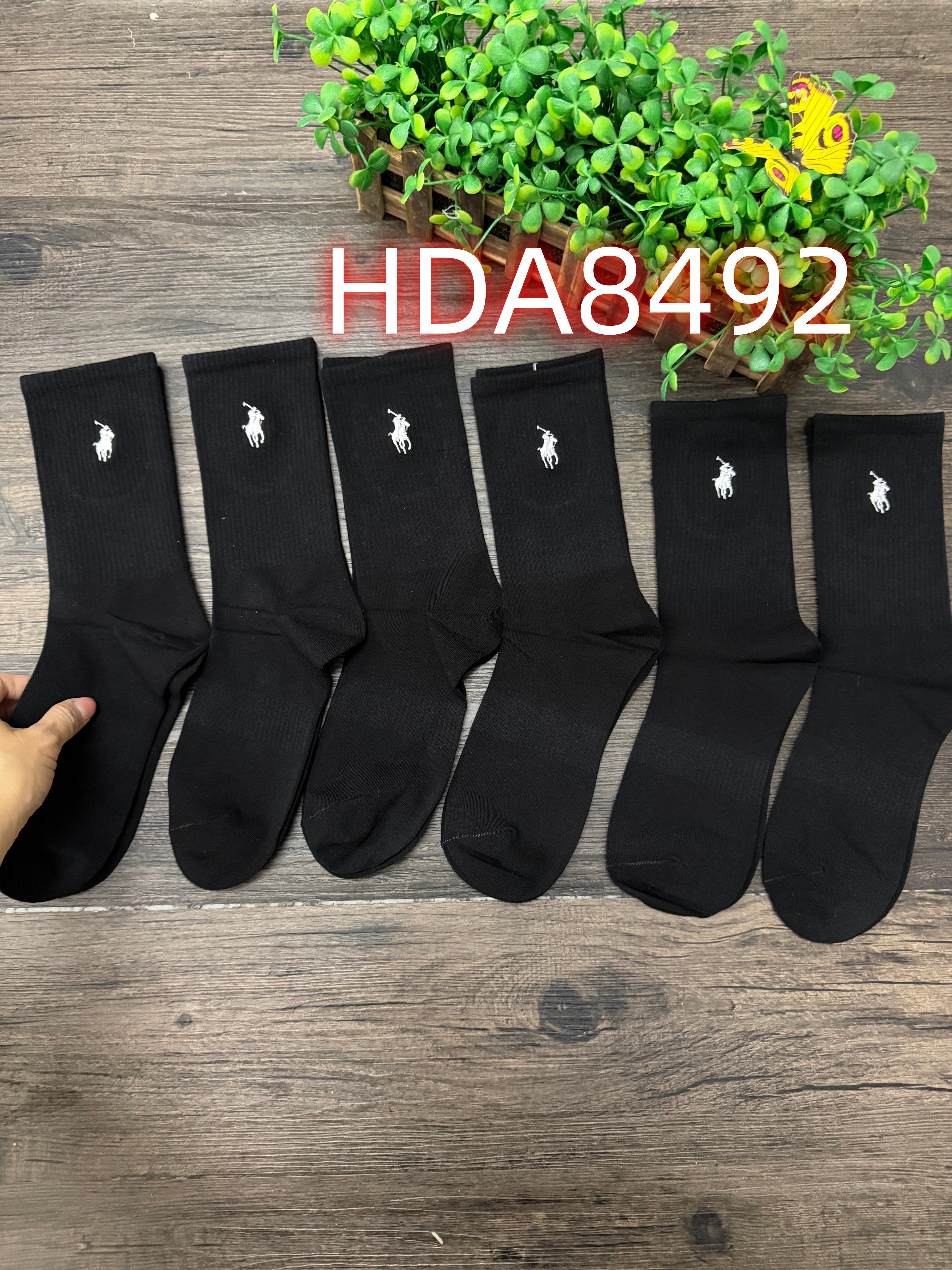 HDA8492 POLO socks 6 pairs/lot long style gallery