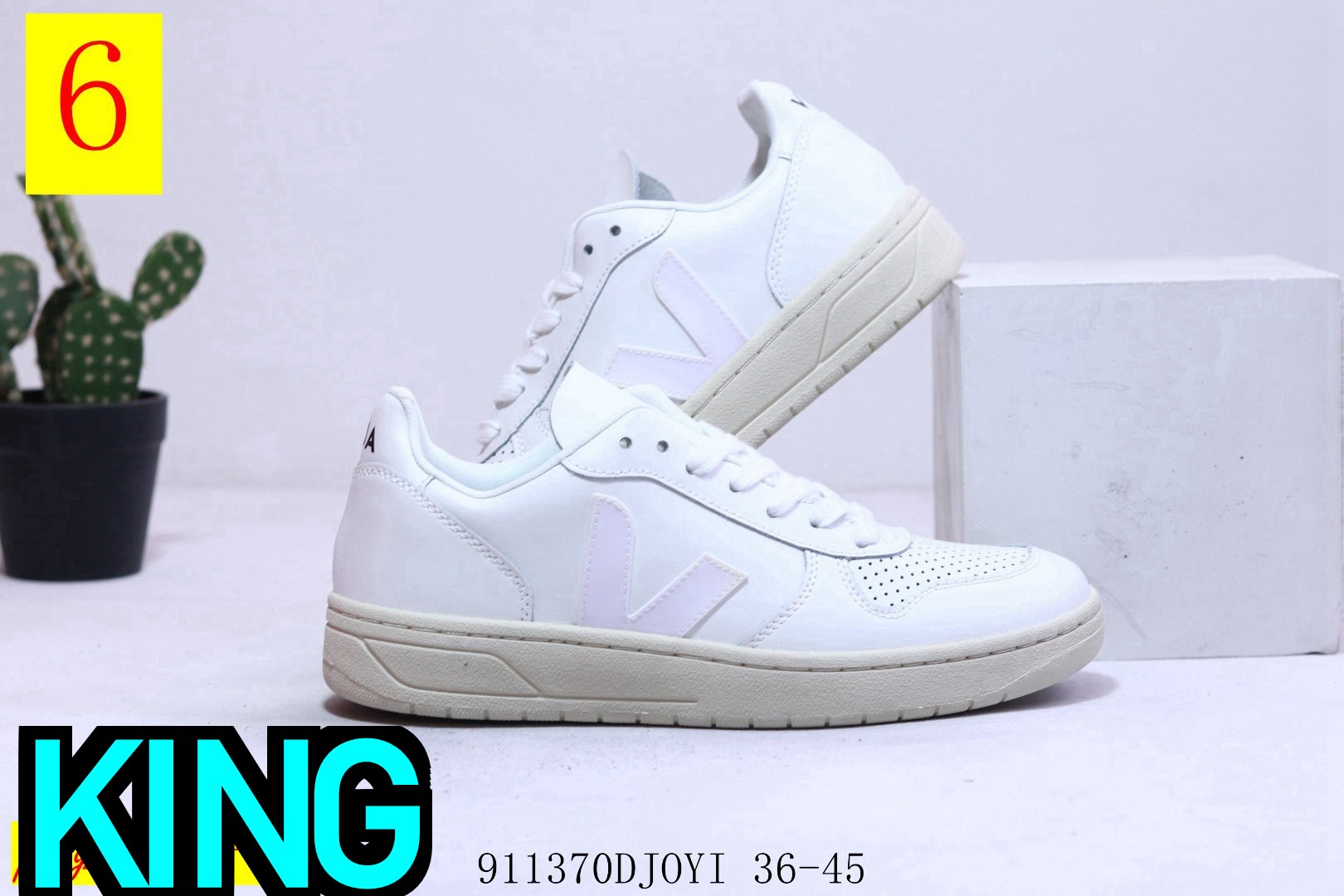 Kng1311 Veja Esplar Leather Low Sneakers 340🤴🏾  45$ gallery