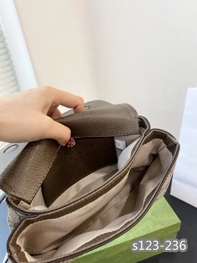 Kng1332 GUCCI BOX 5A+leather  320🤴🏾 45$ gallery