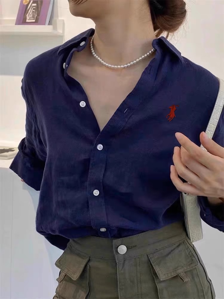 HO577   POLO_$38     Women's linen clothing gallery