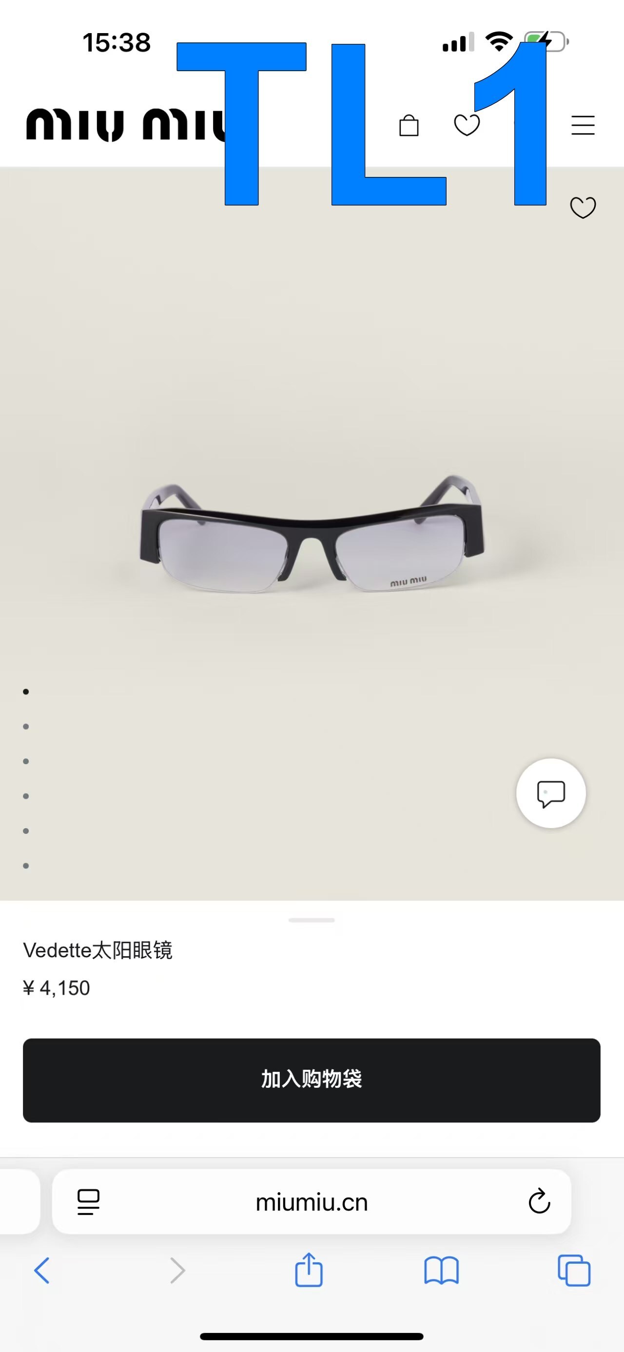 TL8106  MIUMIU   55$ gallery