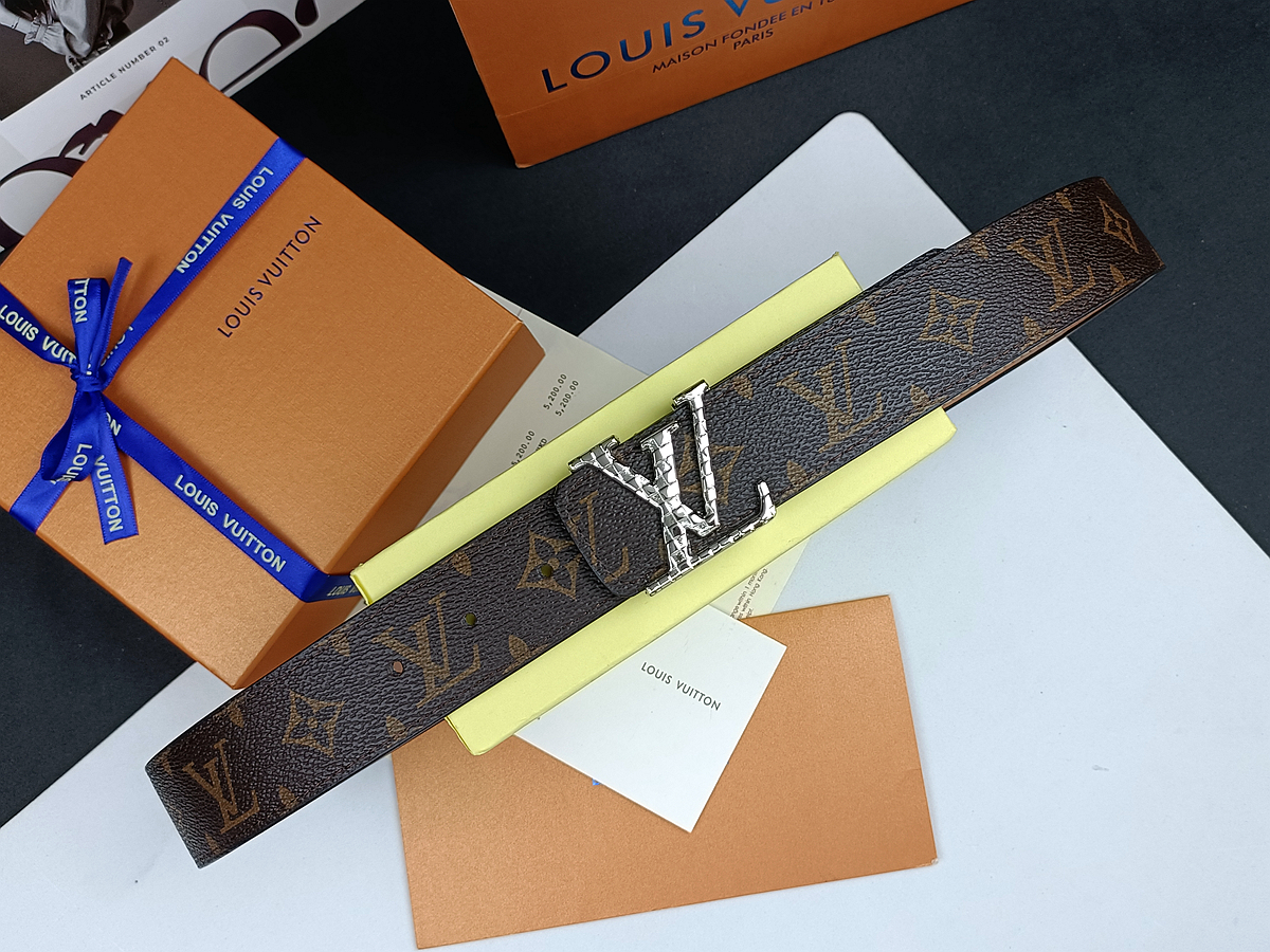 Louis Vuitton belt CG1234-CG1243  Width: 3.8cm  No box gallery