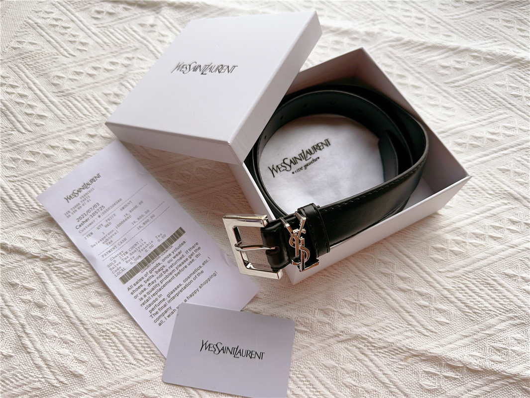 Yves Saint laurent  Belt  PA135-PA138 Width: 3.0cm With box gallery