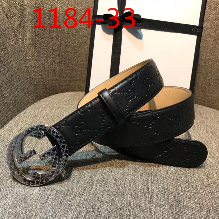 42.66 Gucci leather belt 90-125cm gallery