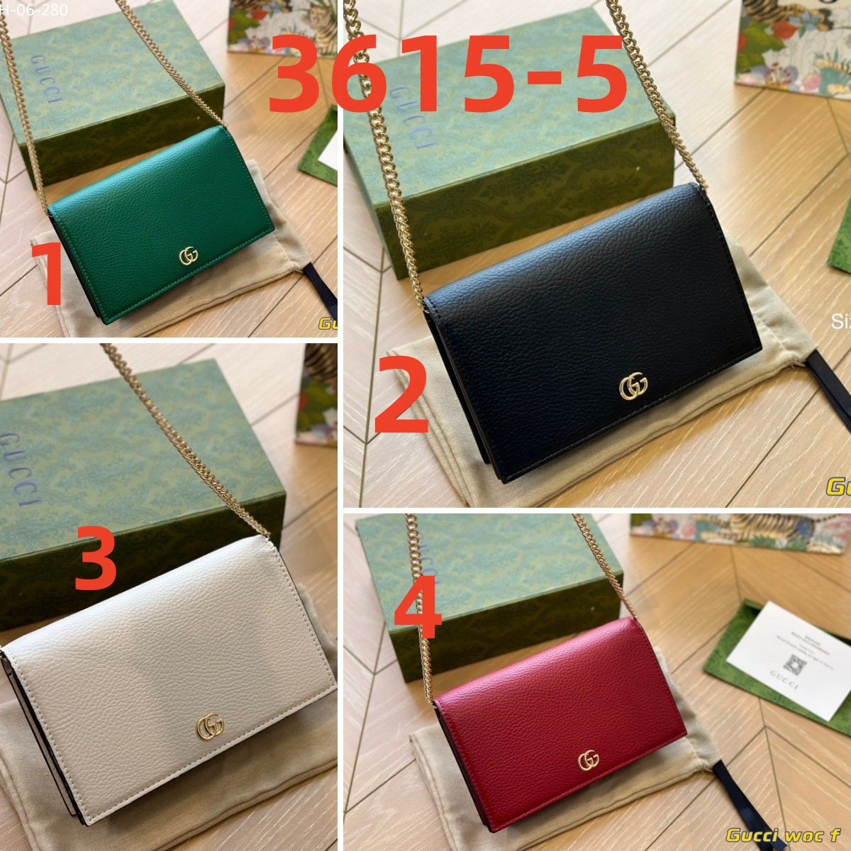55 GU  CCI  bag gallery