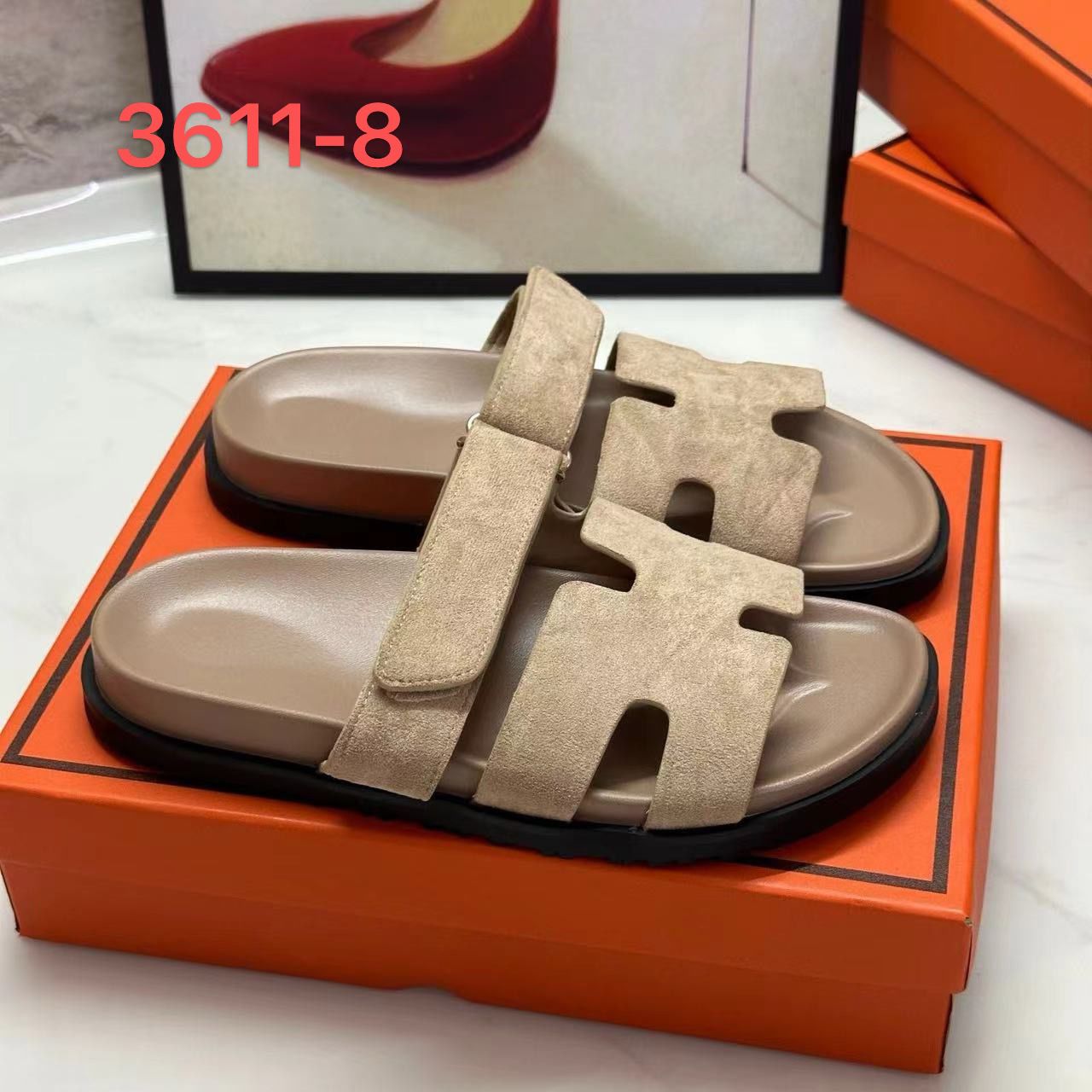 60 Herm es slippers 35-45 gallery