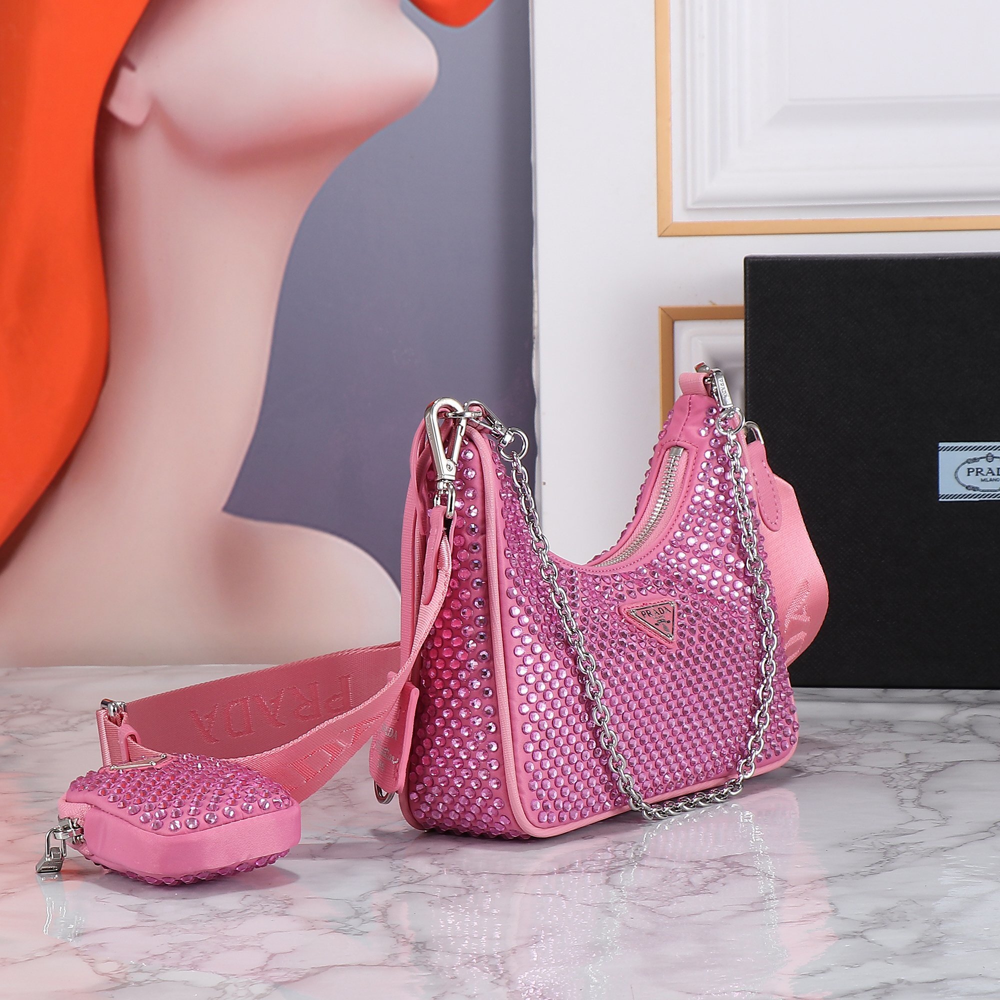 1BH204闪钻/012/22CM*16CM*6CM gallery