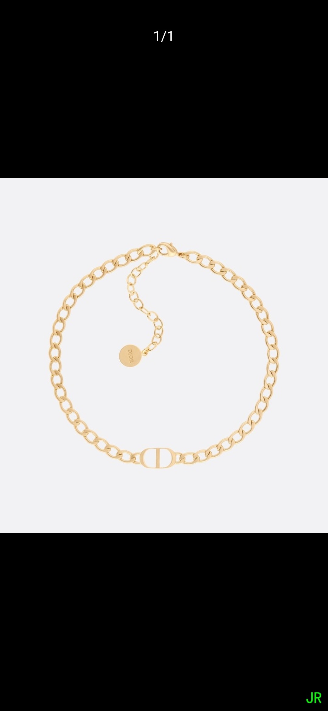 A15868 CD字母细版短链锁骨链专柜同步XP466 gallery