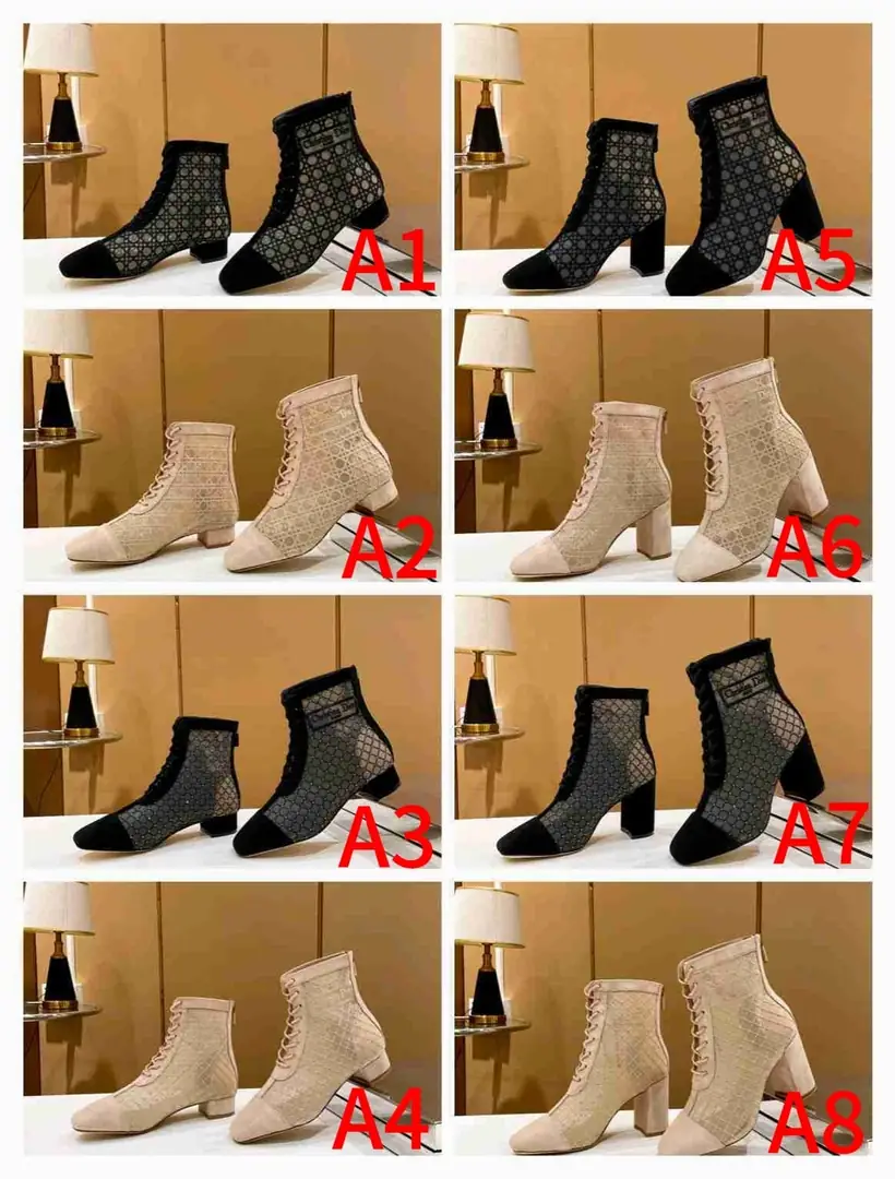 Ad5798  迪奥Dior 刺绣提花网靴 35-39码 gallery