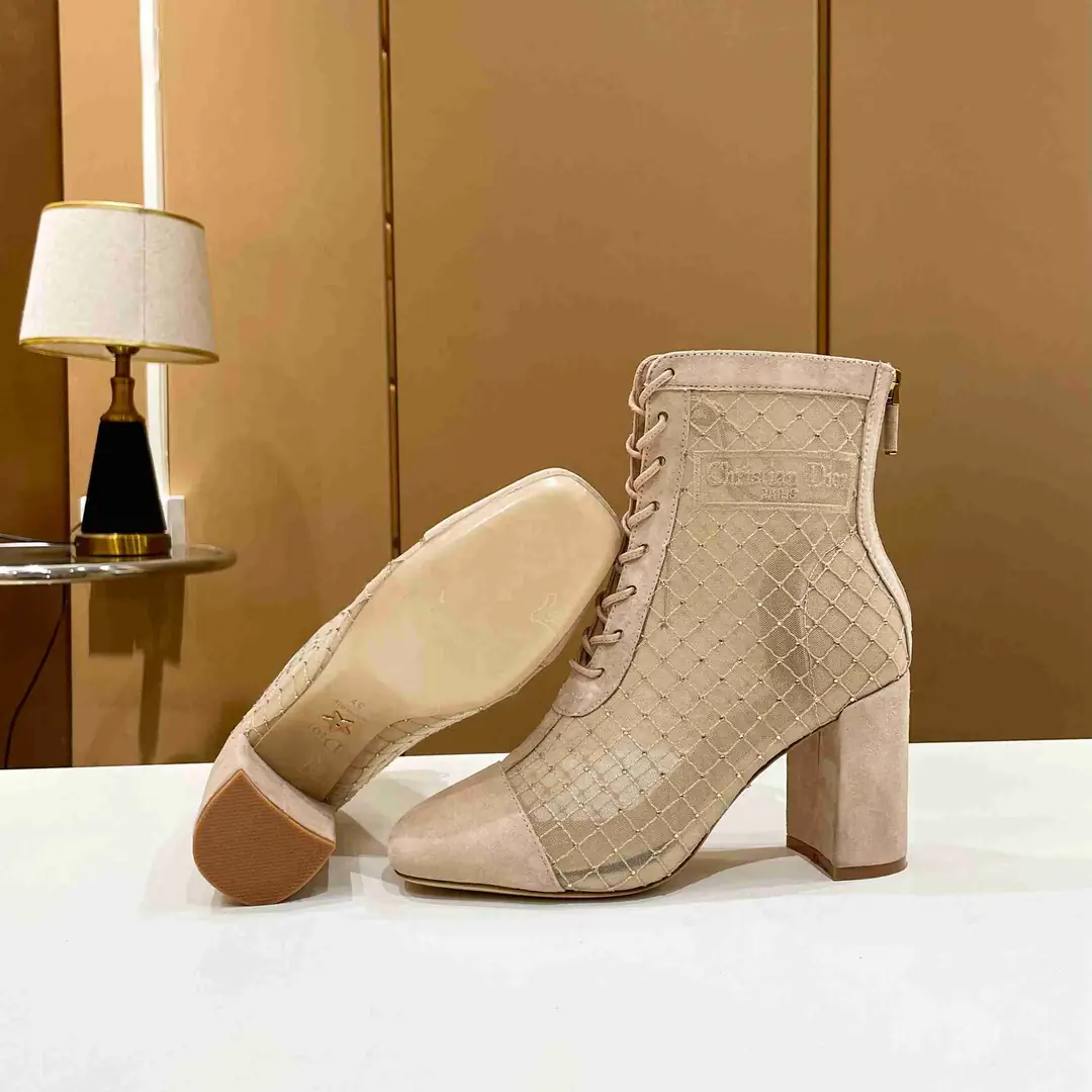 Ad5798  迪奥Dior 刺绣提花网靴 35-39码 gallery